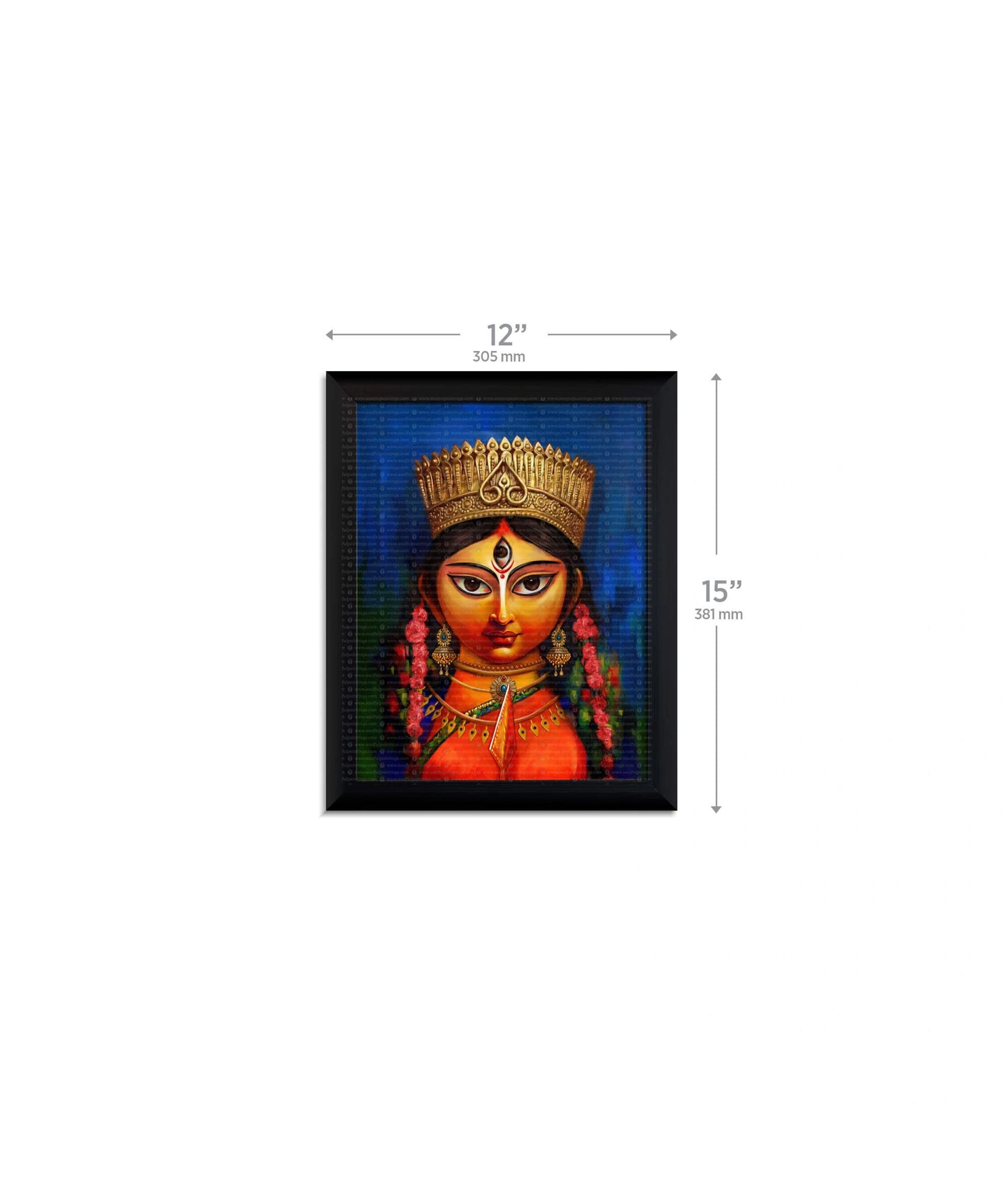 Maa Durga Modern Art Painting