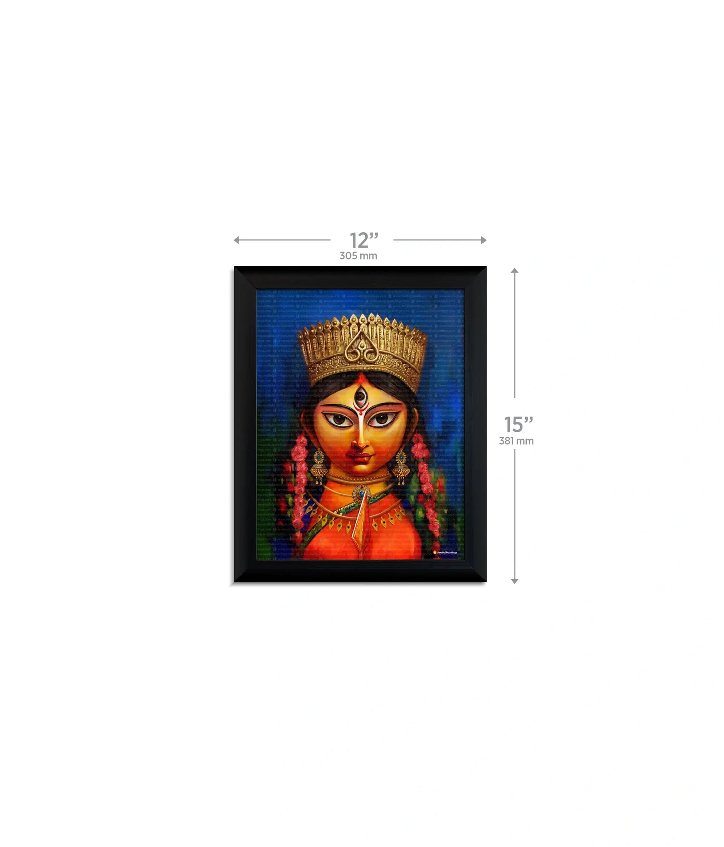 Maa Durga Modern Art Painting