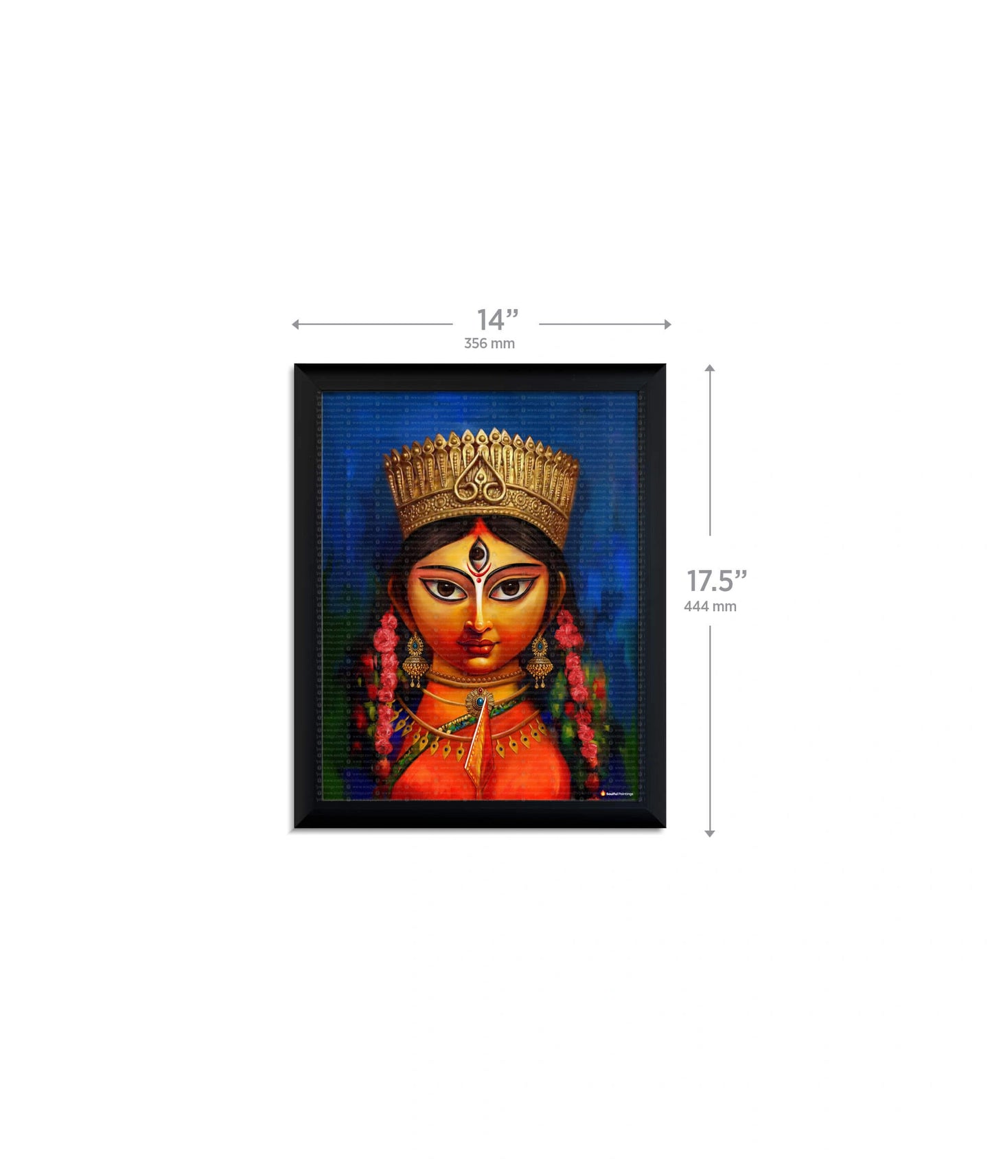 Maa Durga Modern Art Painting