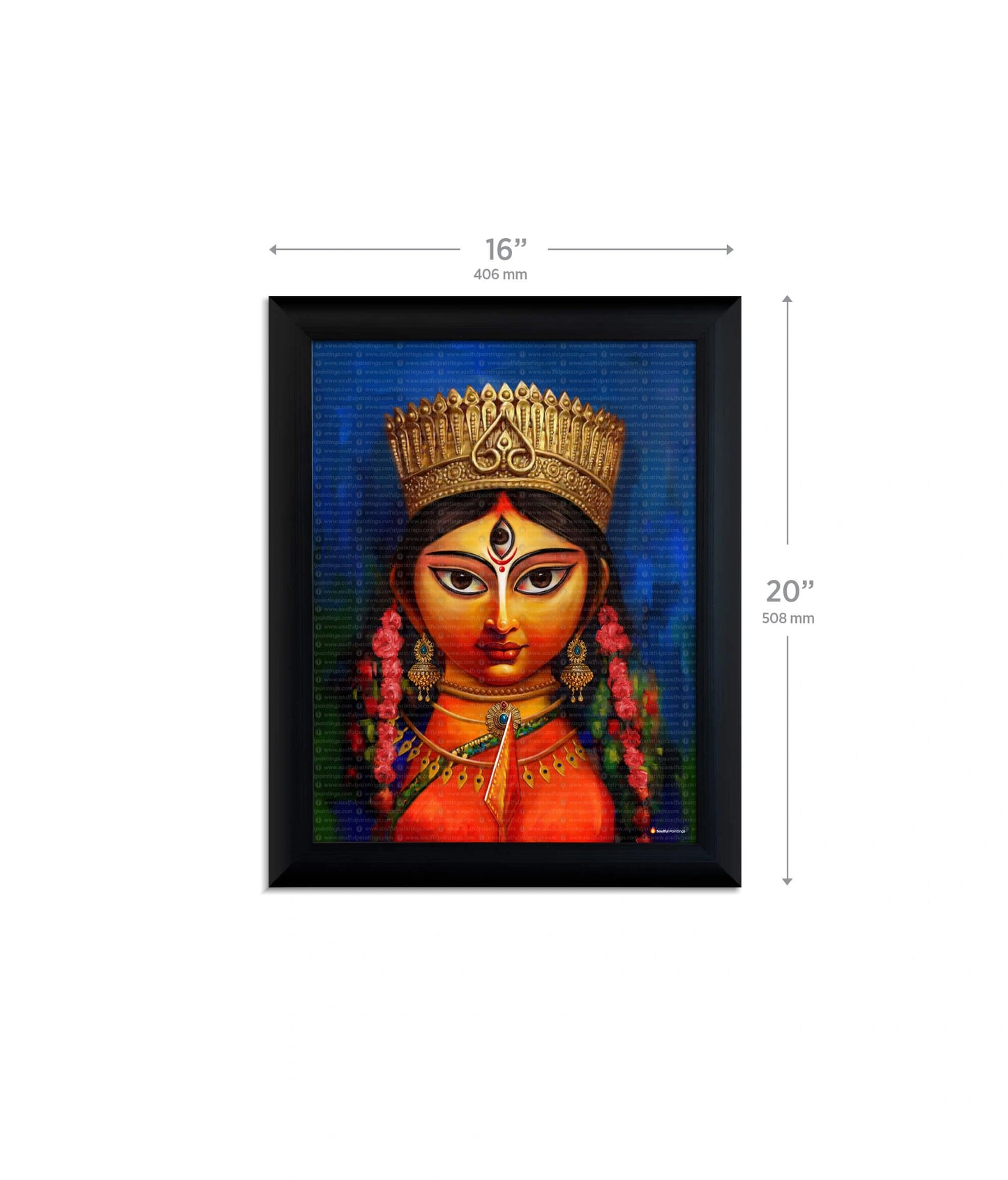 Maa Durga Modern Art Painting