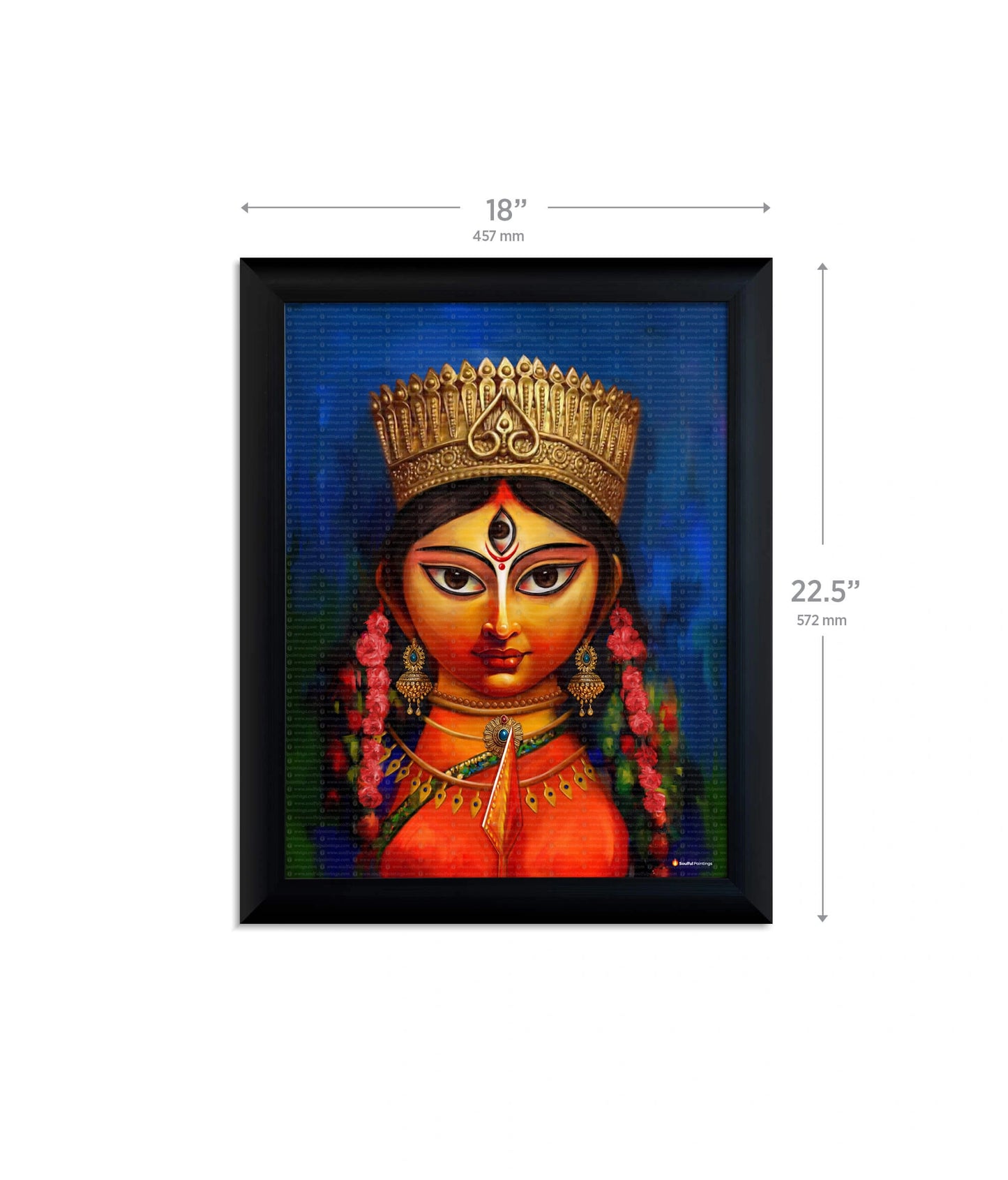 Maa Durga Modern Art Painting