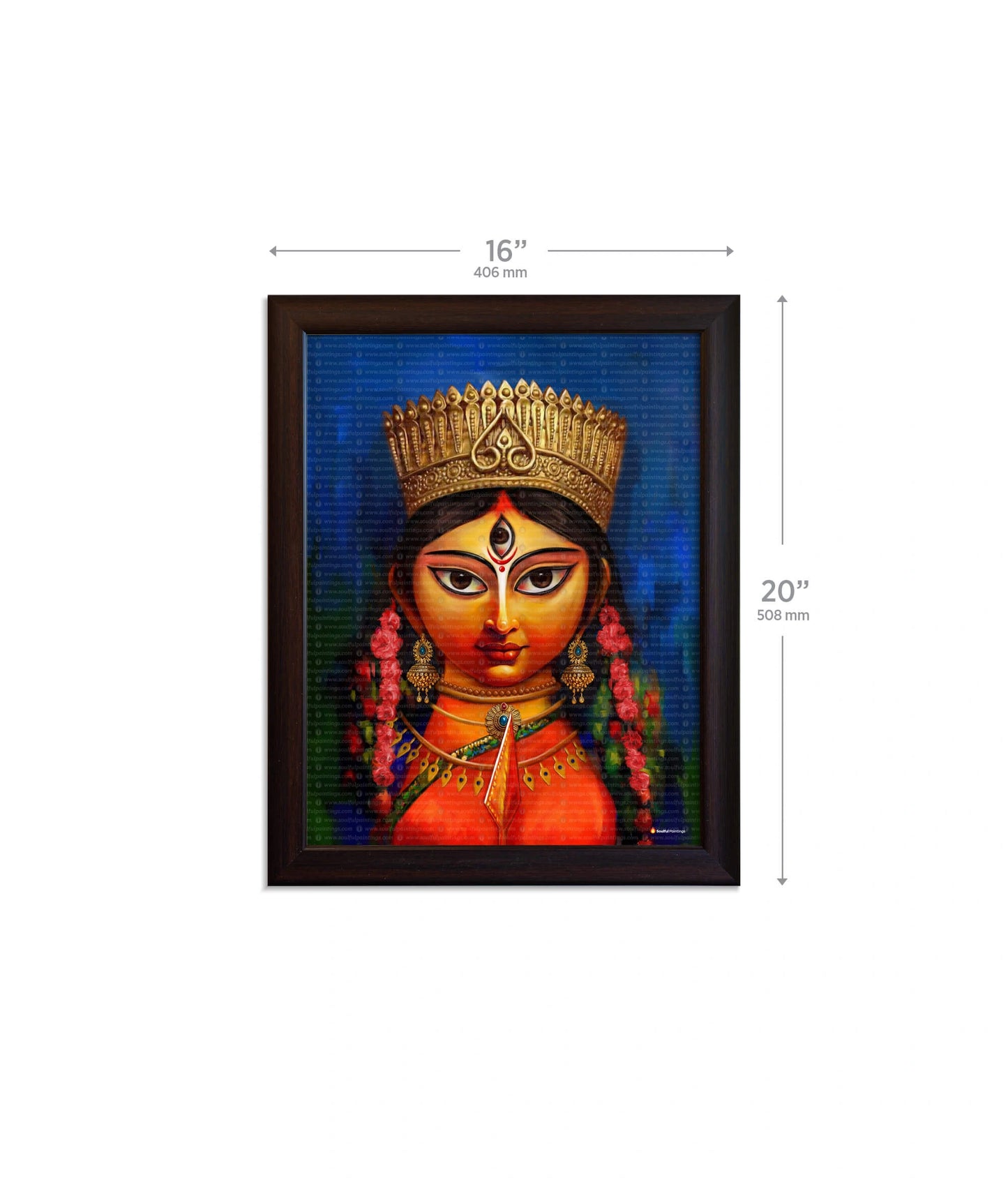 Maa Durga Modern Art Painting