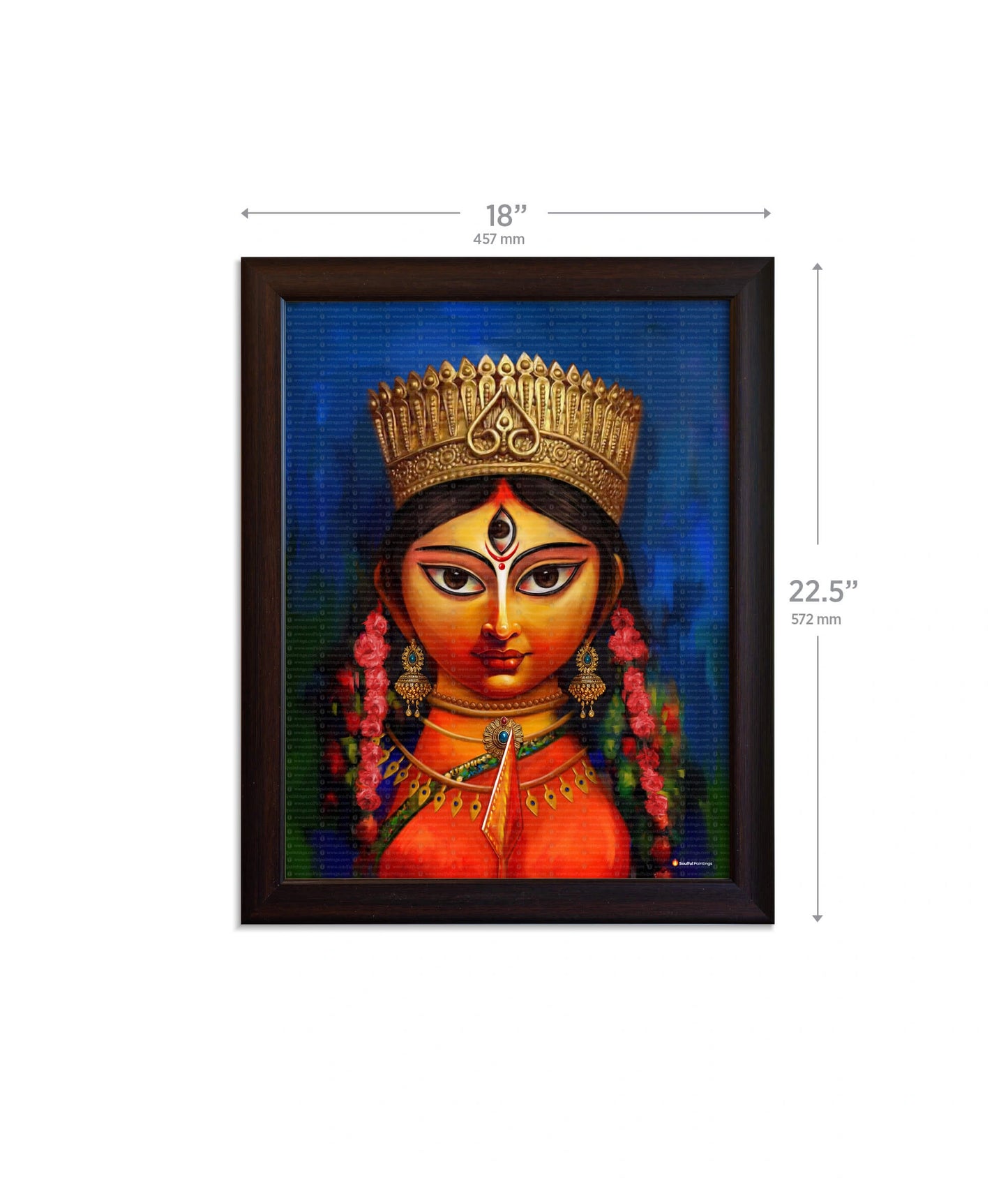 Maa Durga Modern Art Painting
