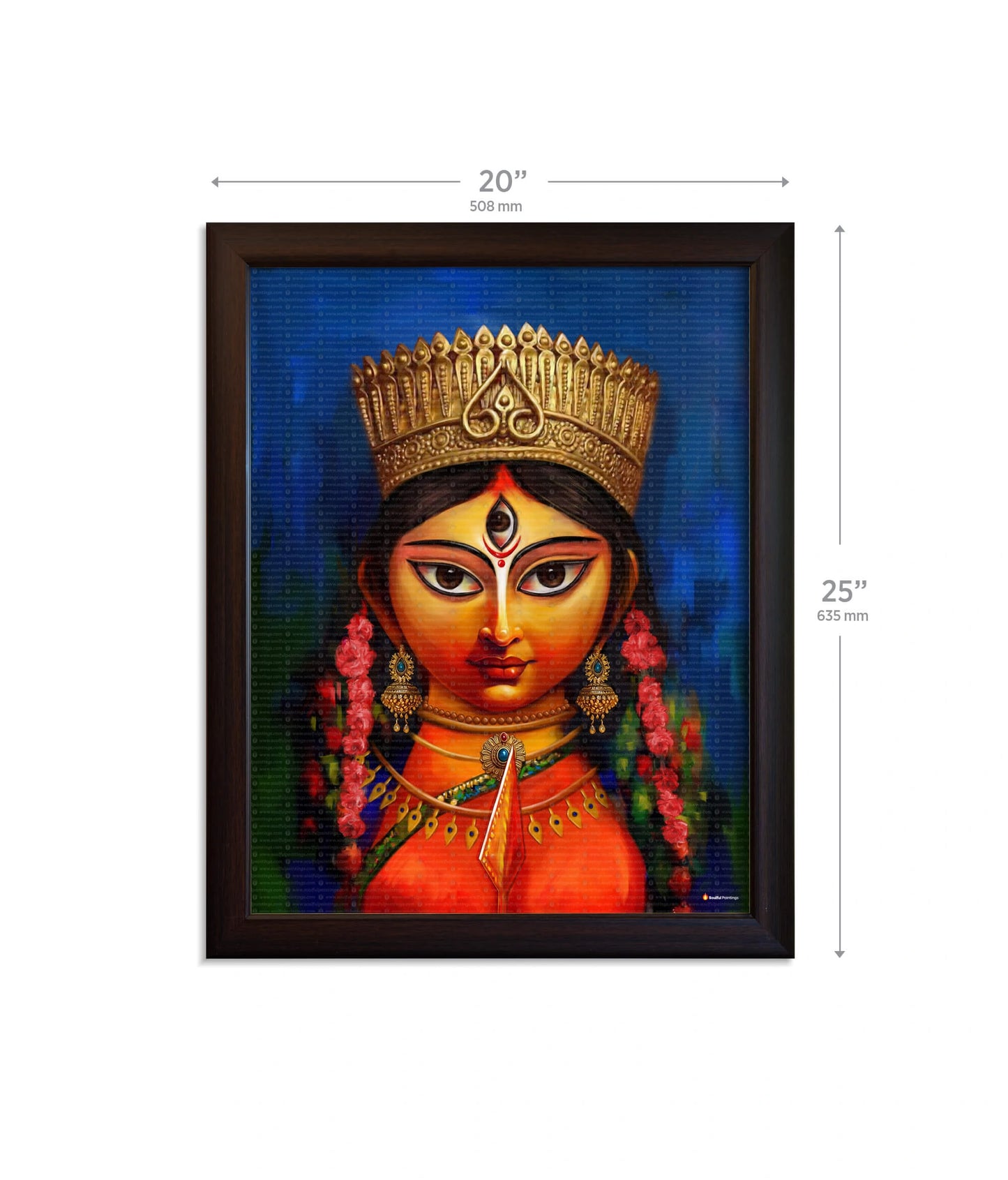 Maa Durga Modern Art Painting