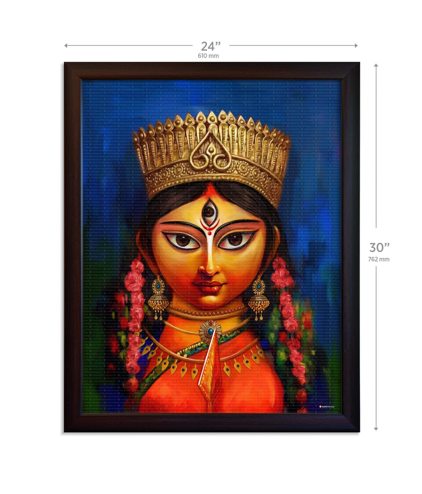 Maa Durga Modern Art Painting