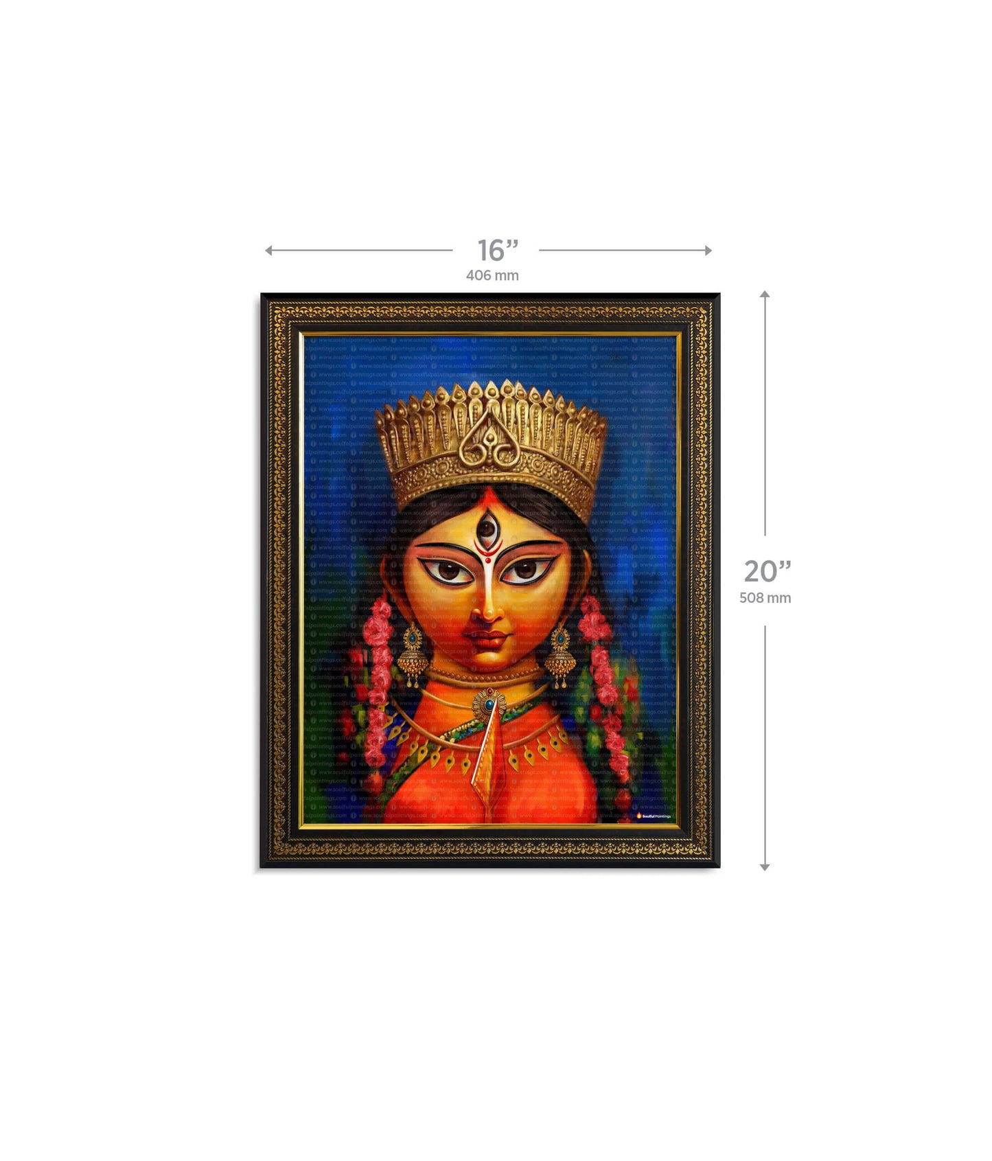 Maa Durga Modern Art Painting