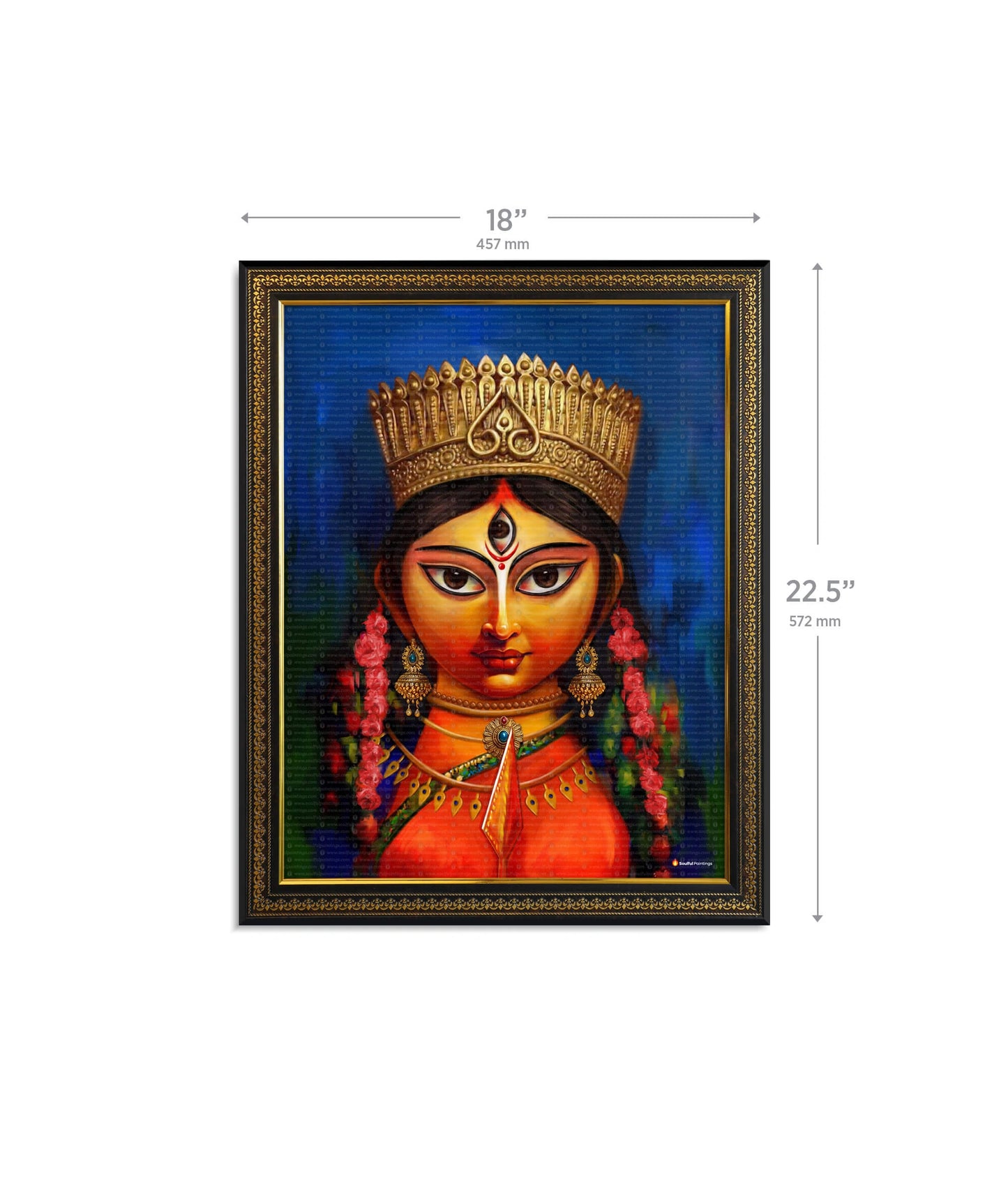 Maa Durga Modern Art Painting