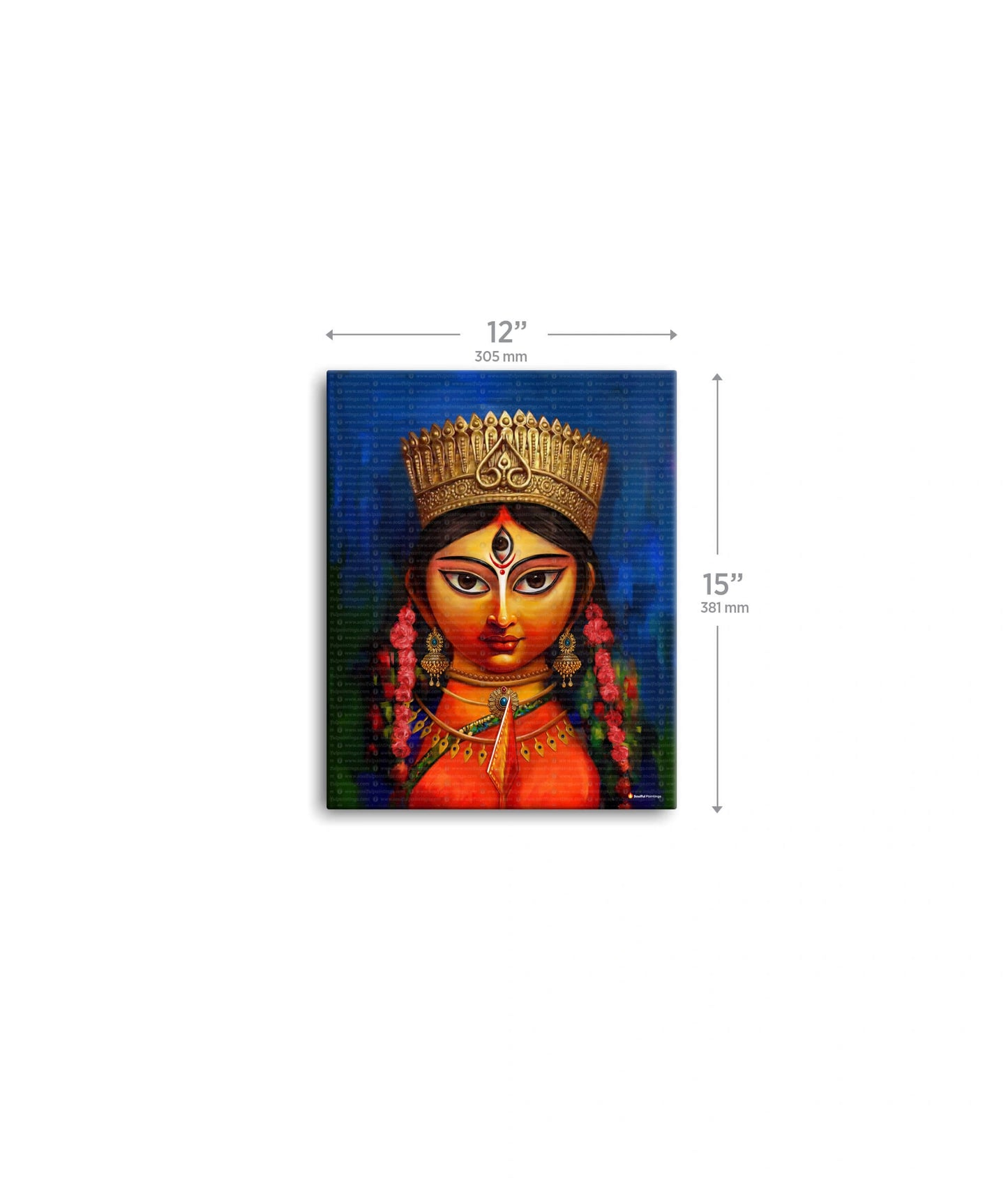 Maa Durga Modern Art Painting