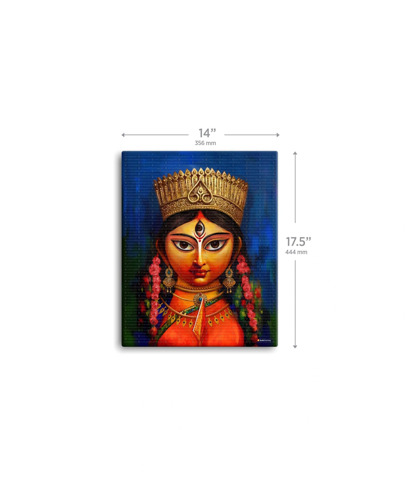 Maa Durga Modern Art Painting