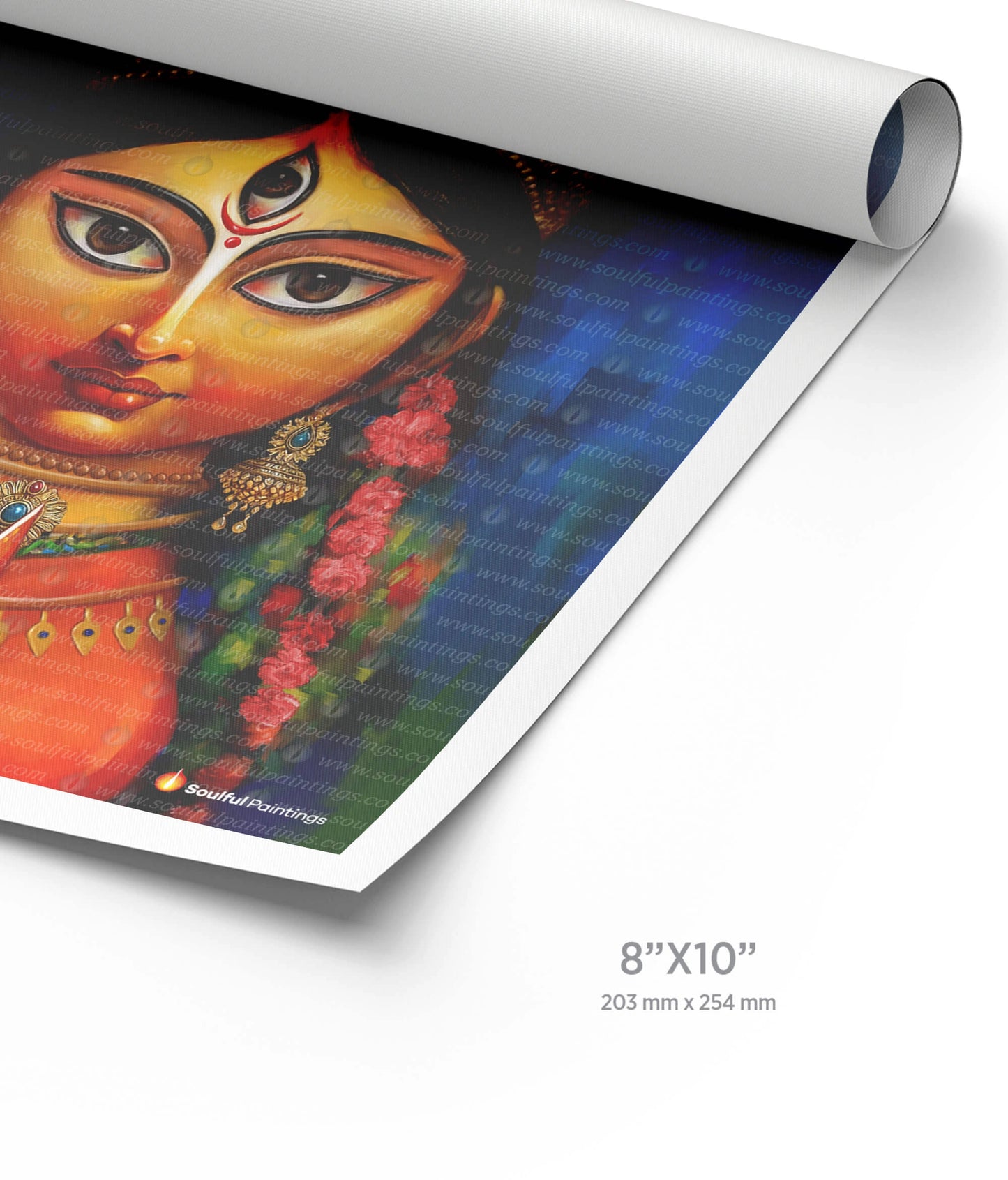 Maa Durga Modern Art Painting