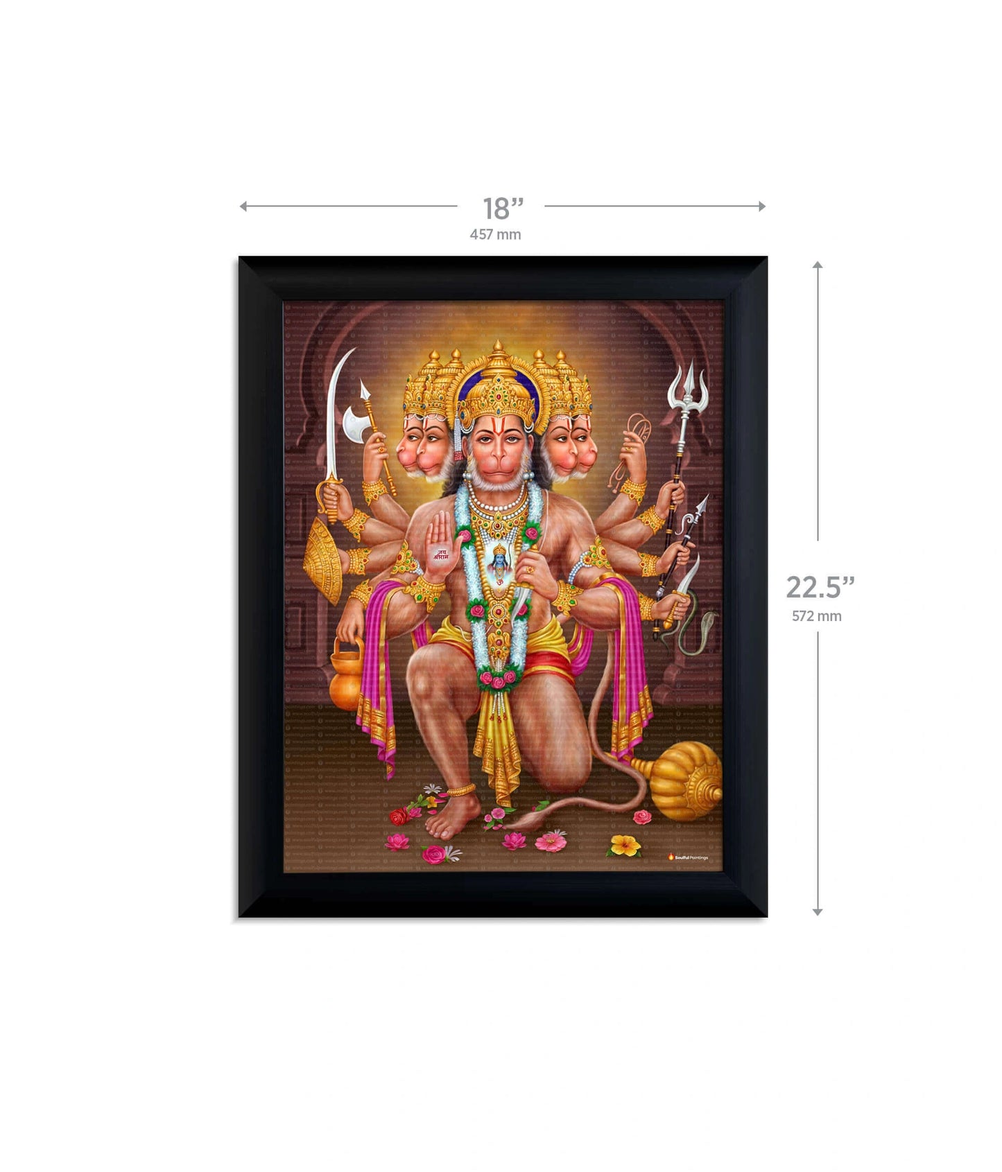 Panchmukhi Hanuman Painting