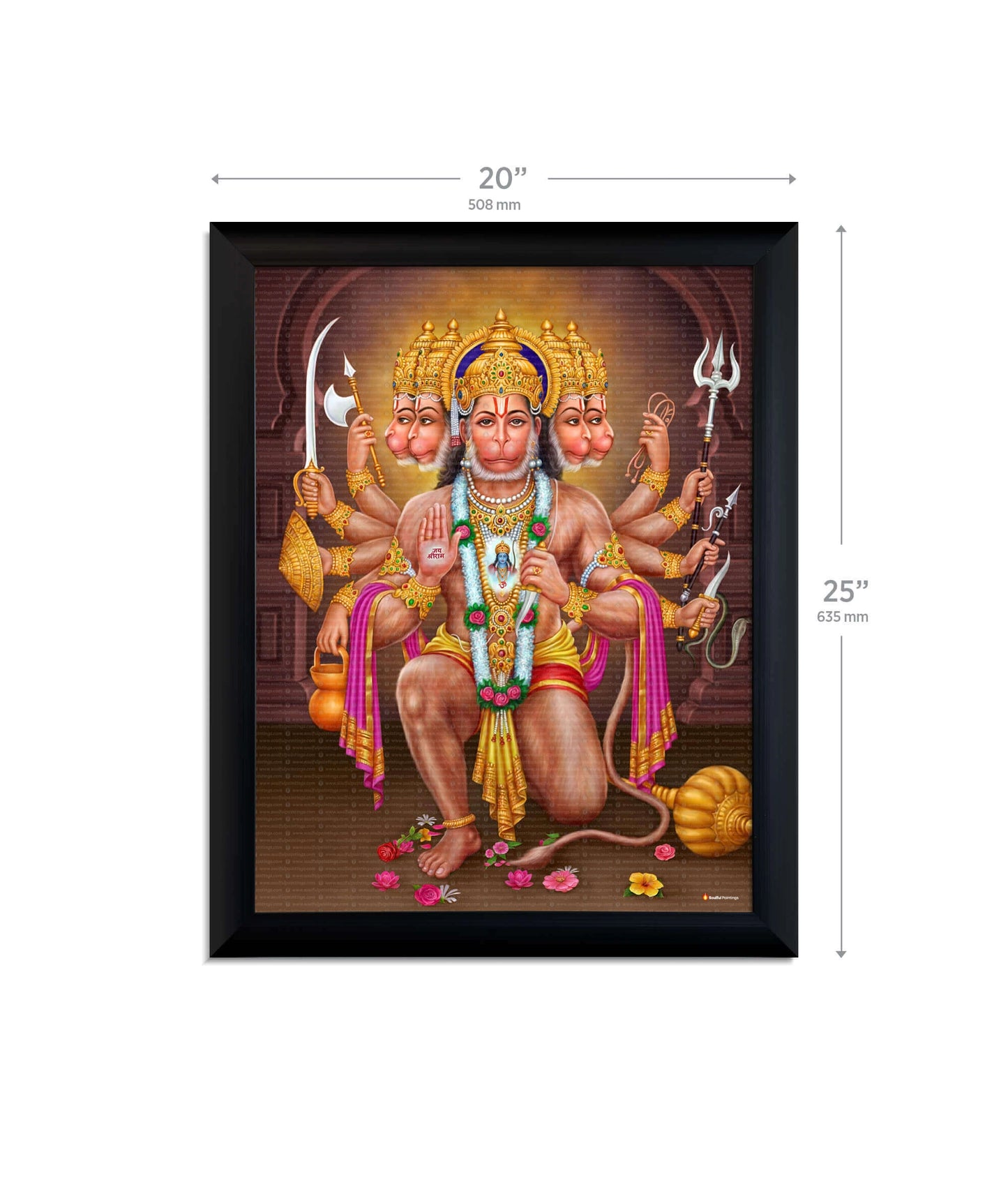 Panchmukhi Hanuman Painting