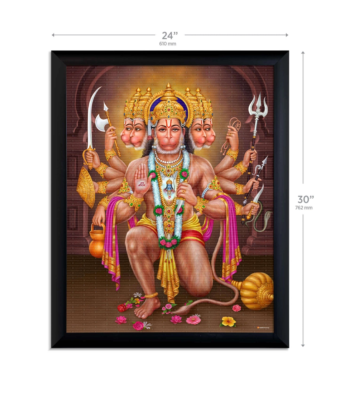Panchmukhi Hanuman Painting