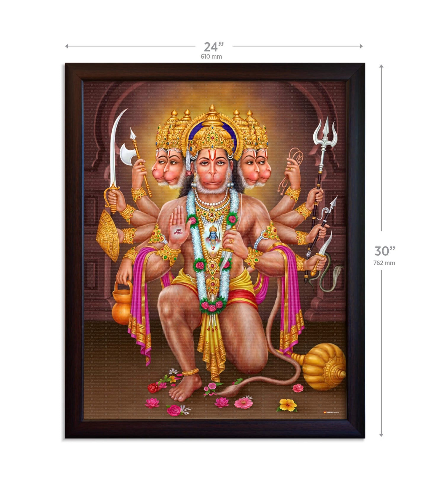 Panchmukhi Hanuman Painting