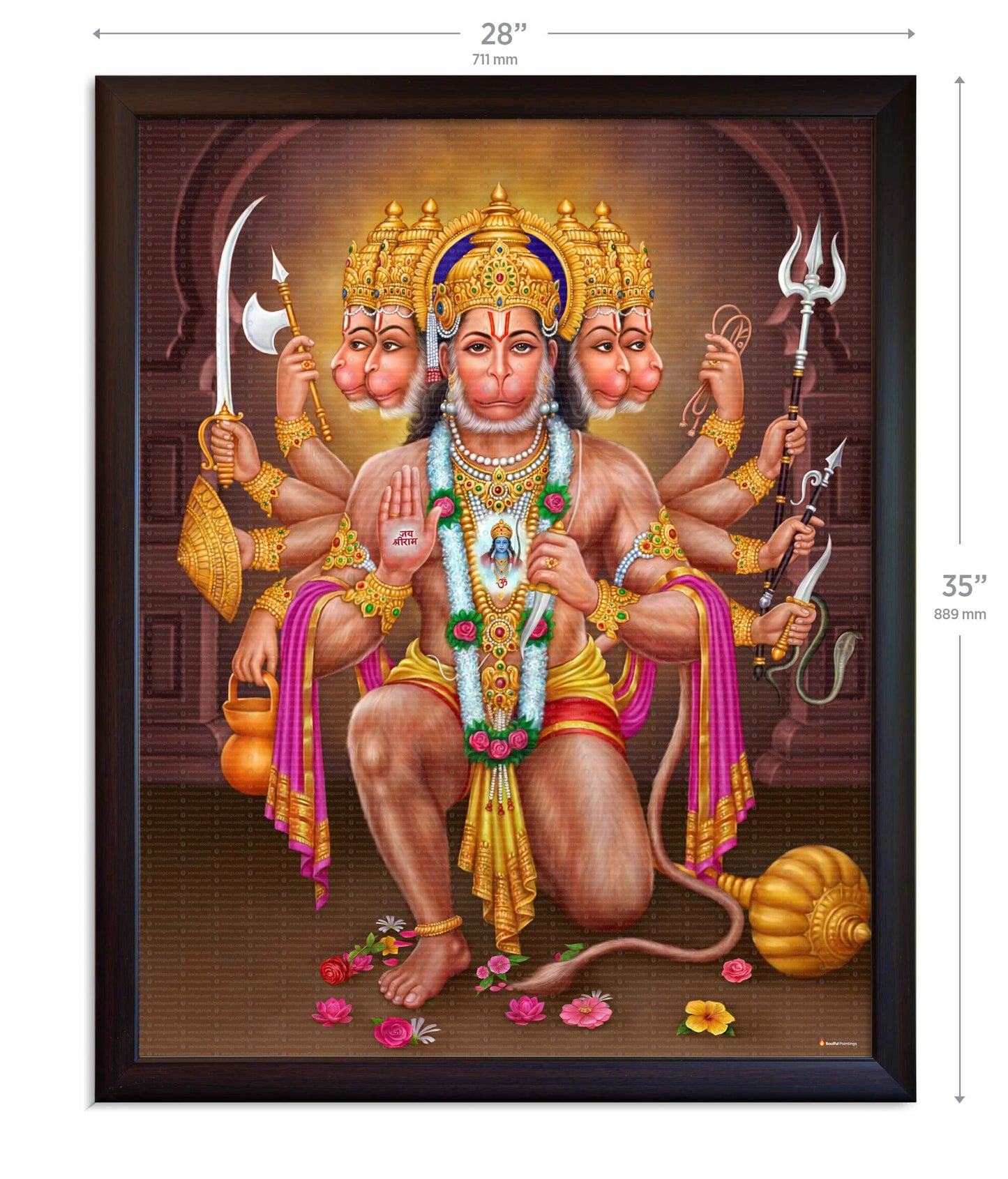 Panchmukhi Hanuman Painting