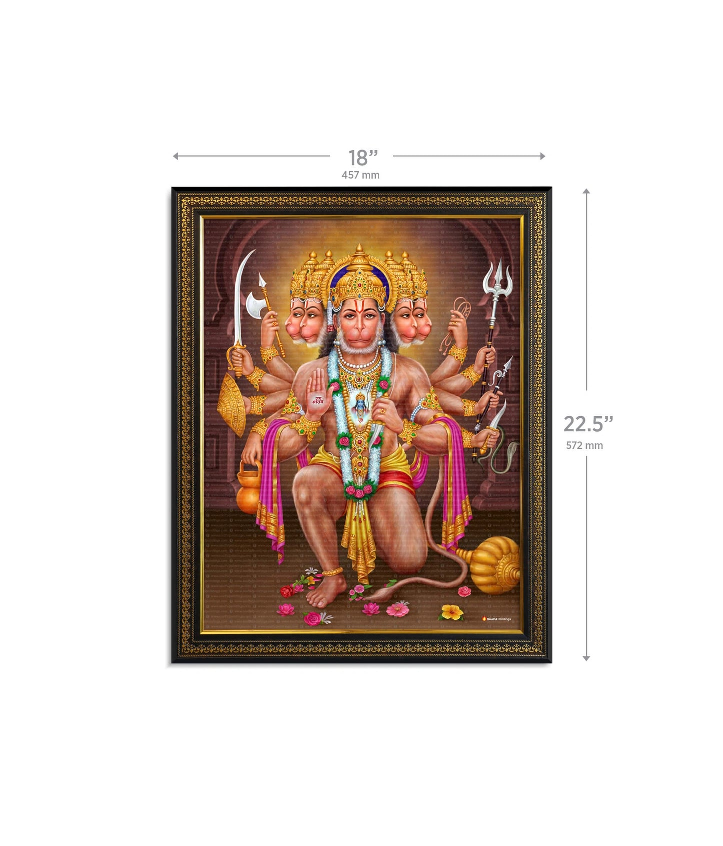 Panchmukhi Hanuman Painting