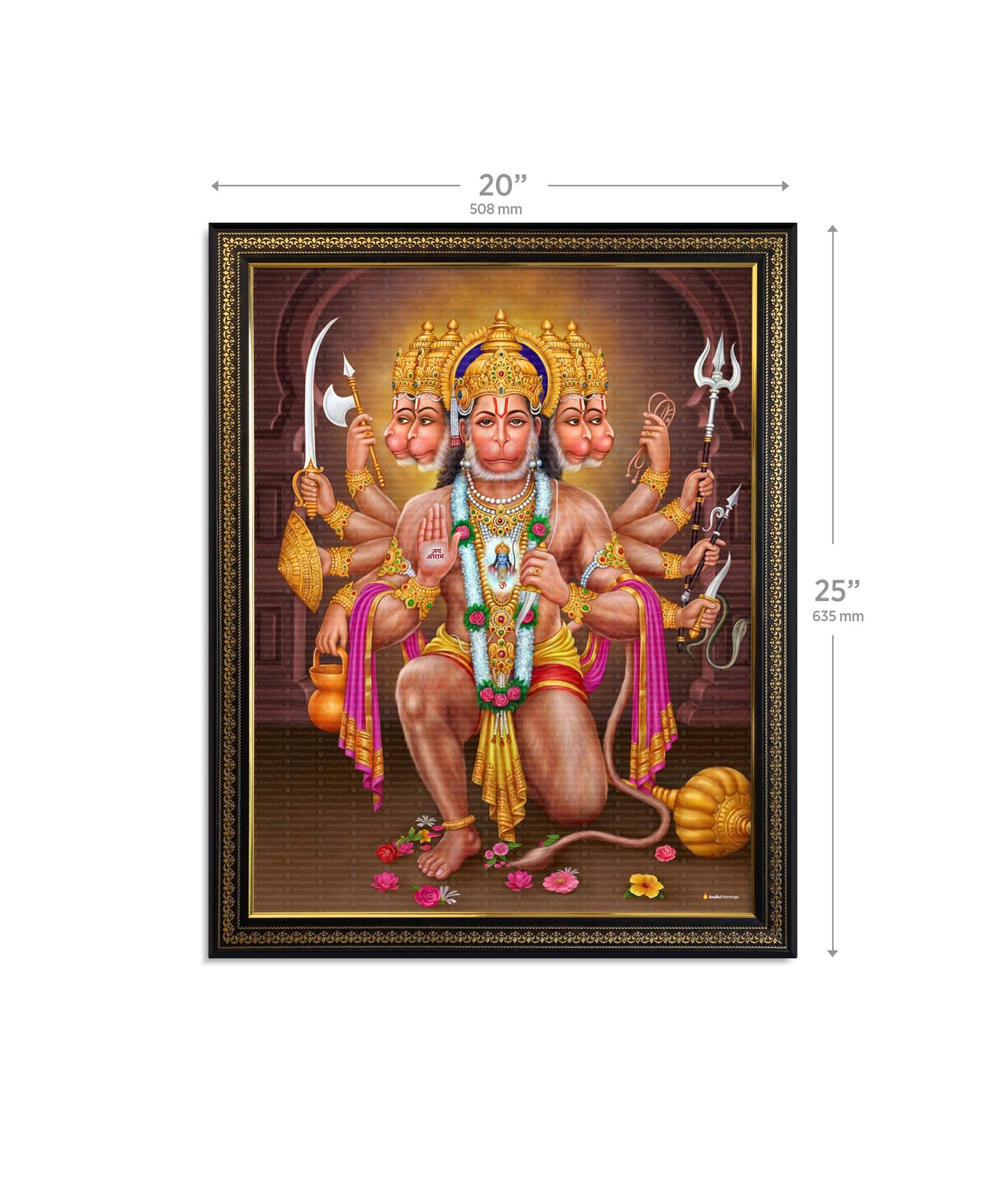 Panchmukhi Hanuman Painting