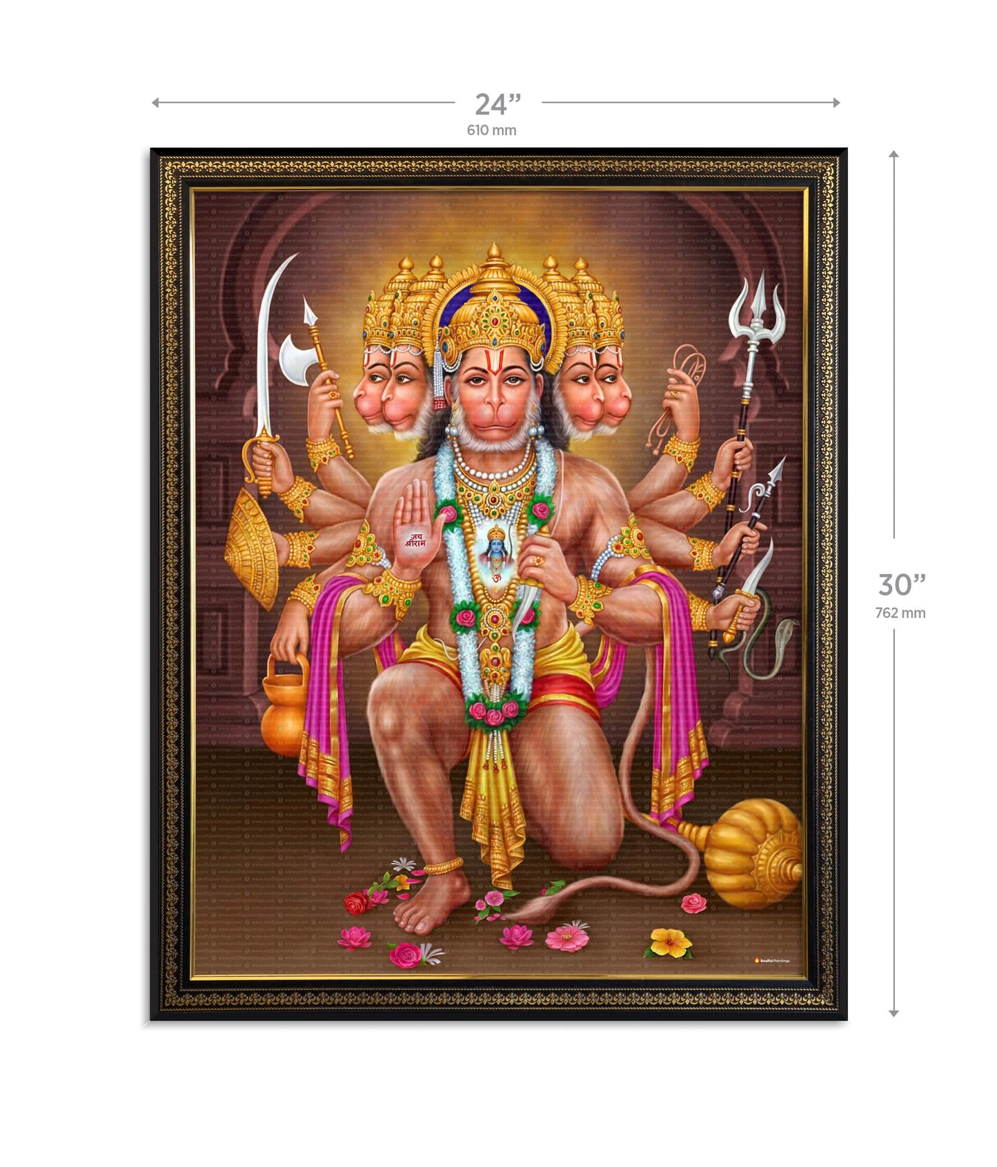 Panchmukhi Hanuman Painting