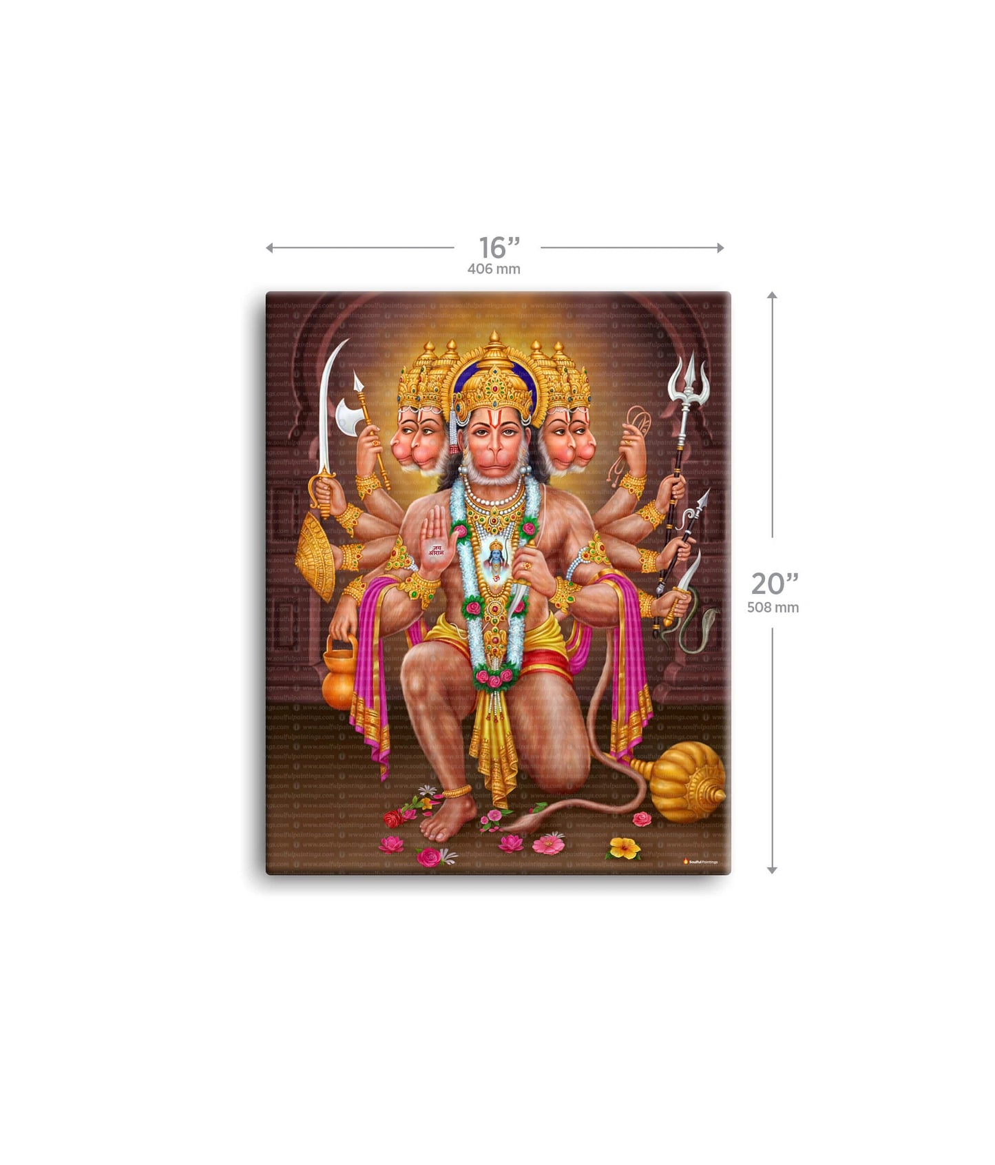 Panchmukhi Hanuman Painting