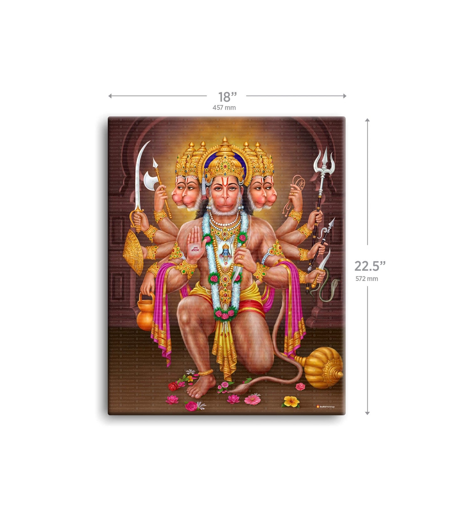 Panchmukhi Hanuman Painting