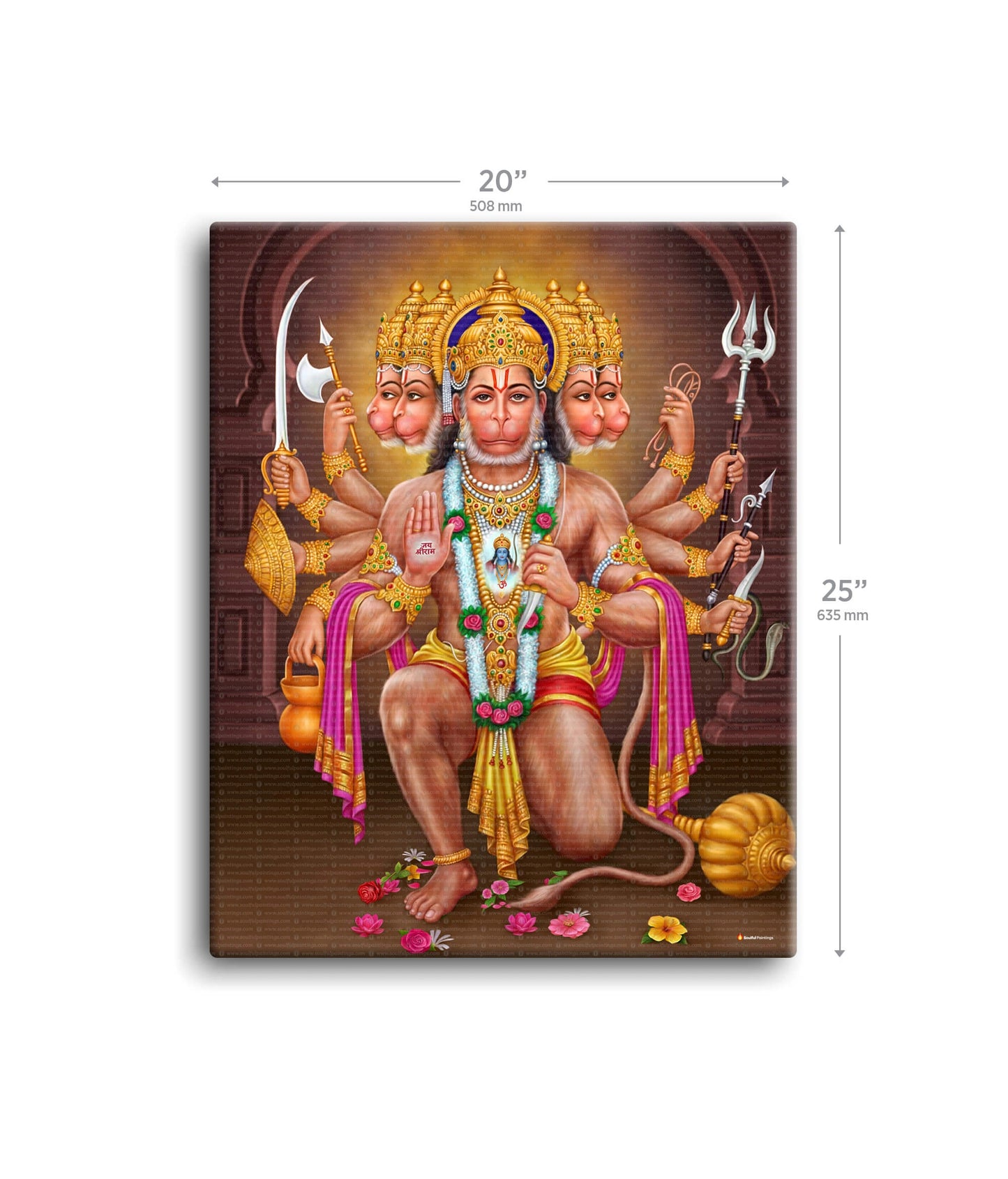 Panchmukhi Hanuman Painting