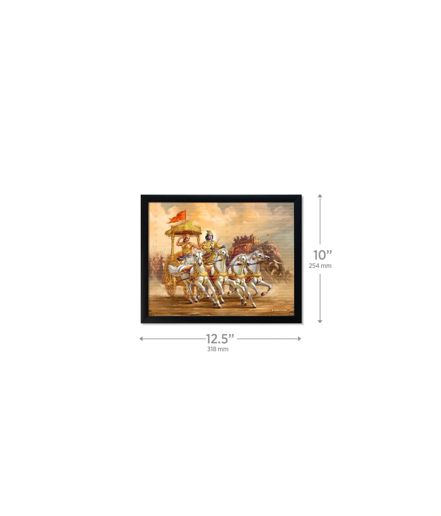 Mahabharat Krishna Arjun Wall Painting