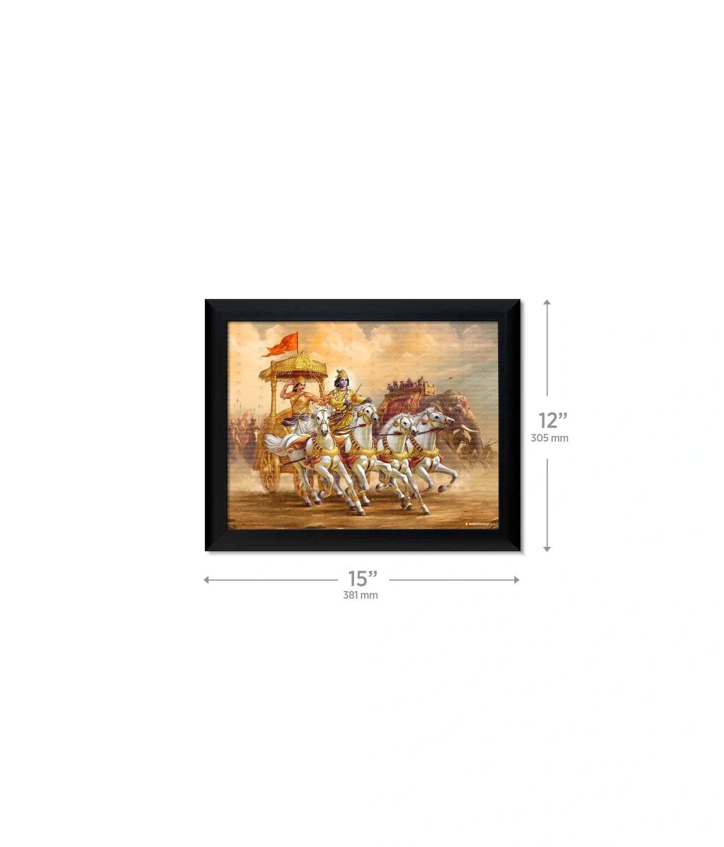 Mahabharat Krishna Arjun Wall Painting