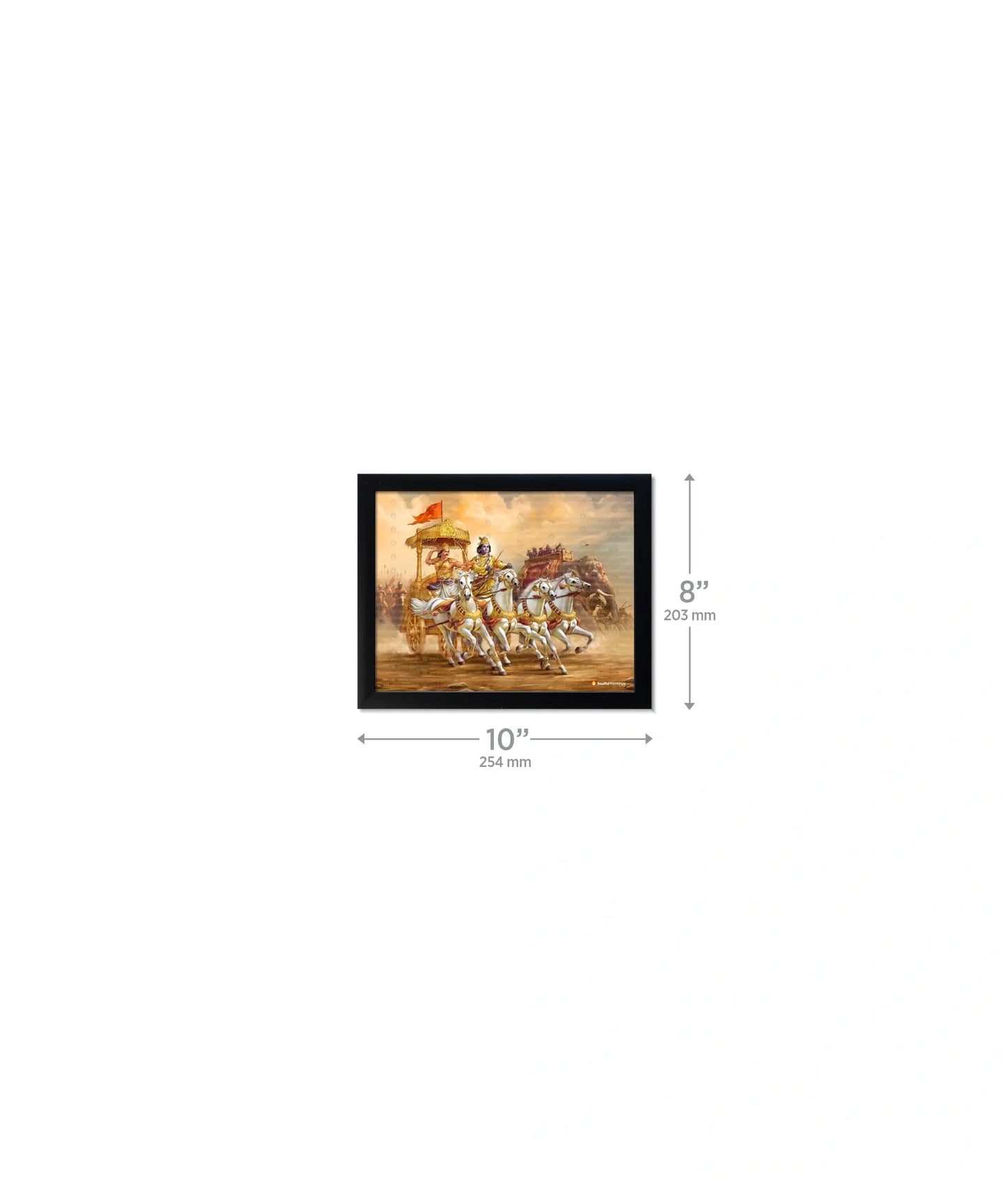 Mahabharat Krishna Arjun Wall Painting