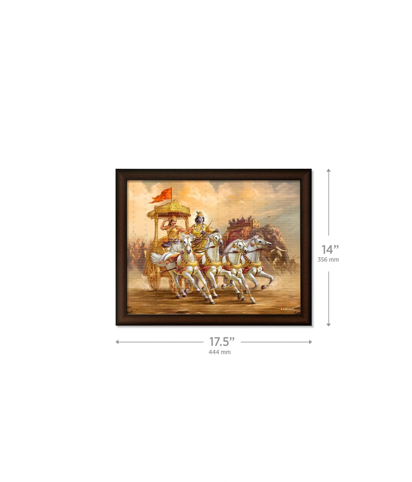 Mahabharat Krishna Arjun Wall Painting