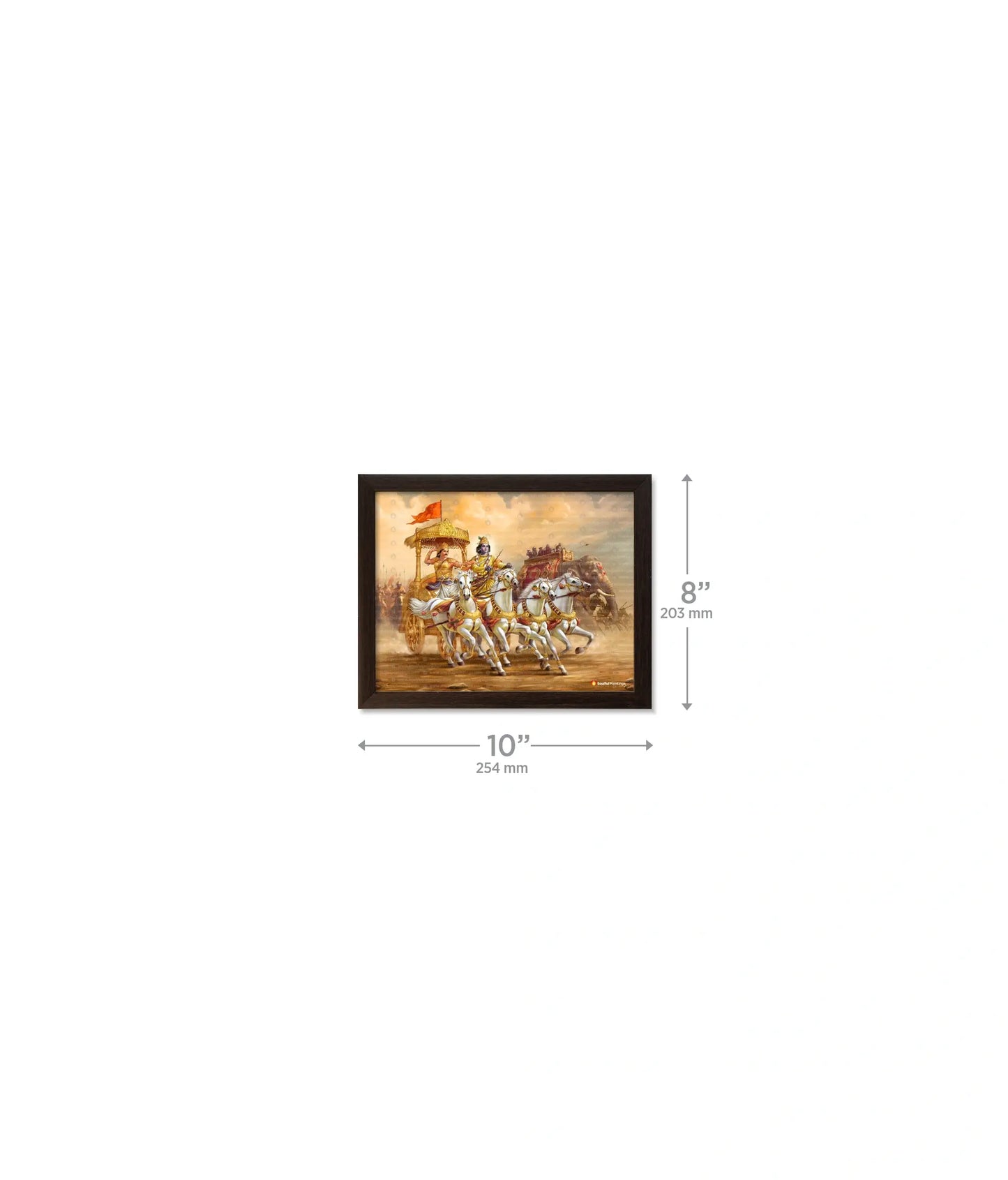Mahabharat Krishna Arjun Wall Painting