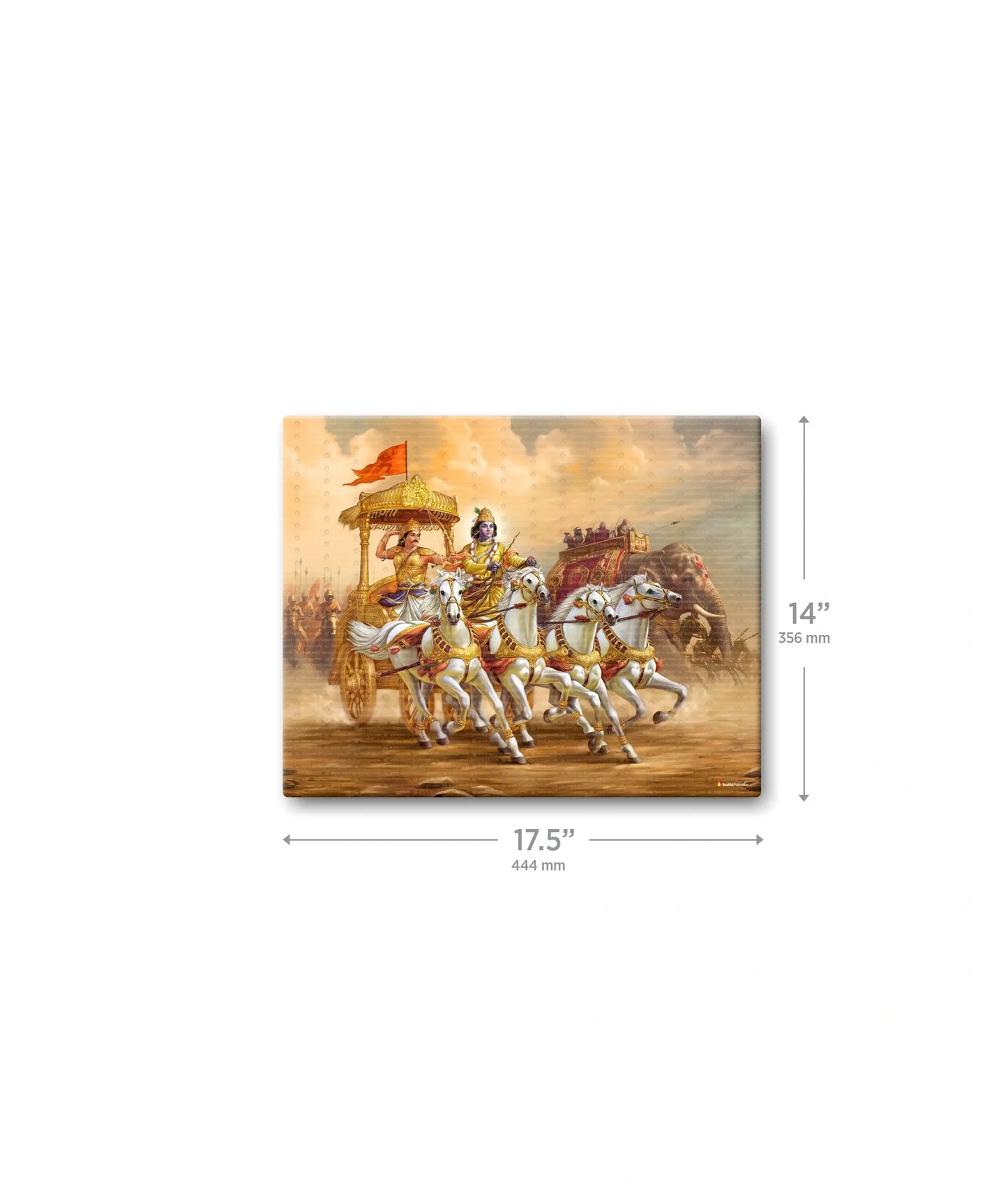 Mahabharat Krishna Arjun Wall Painting