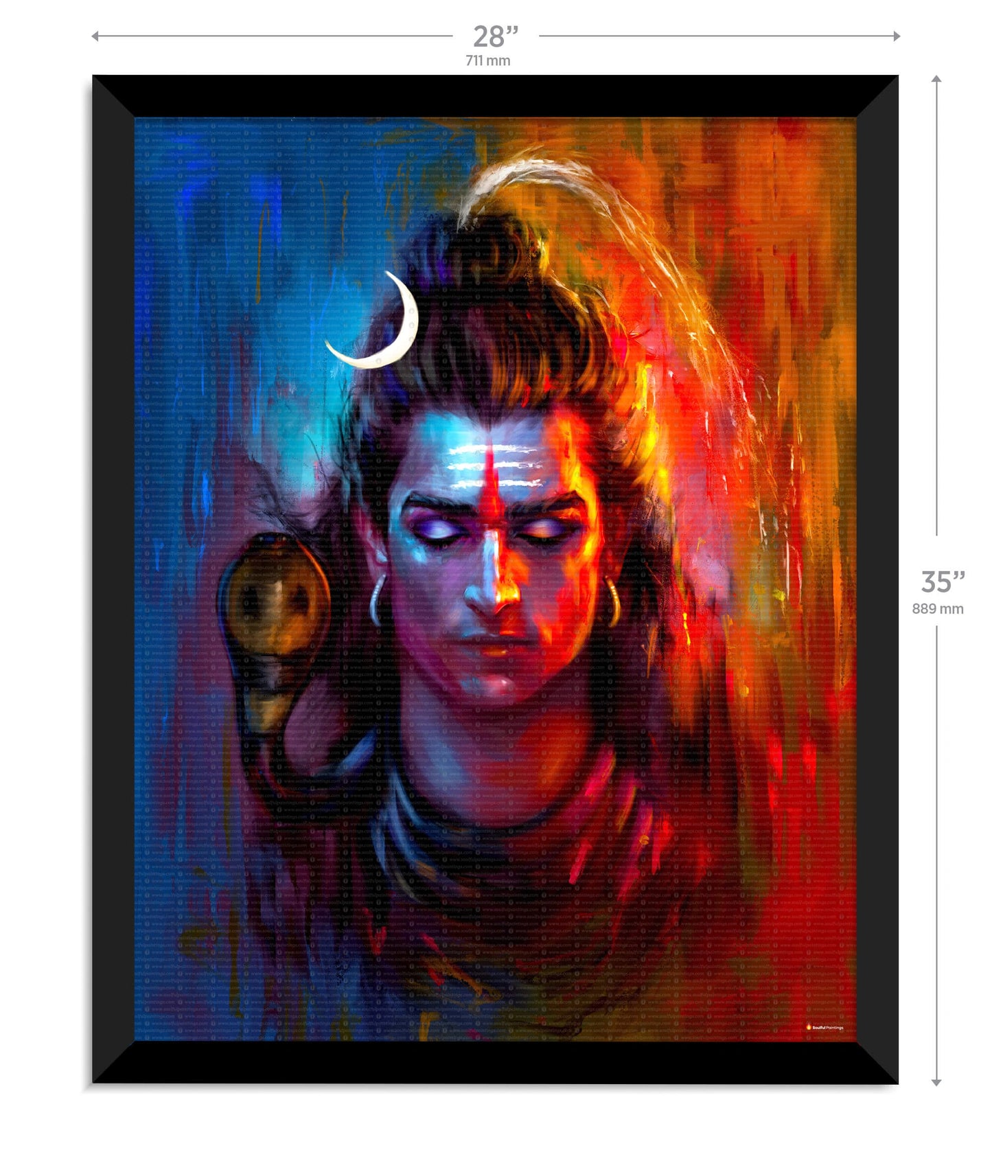 Modern Shiva Painting