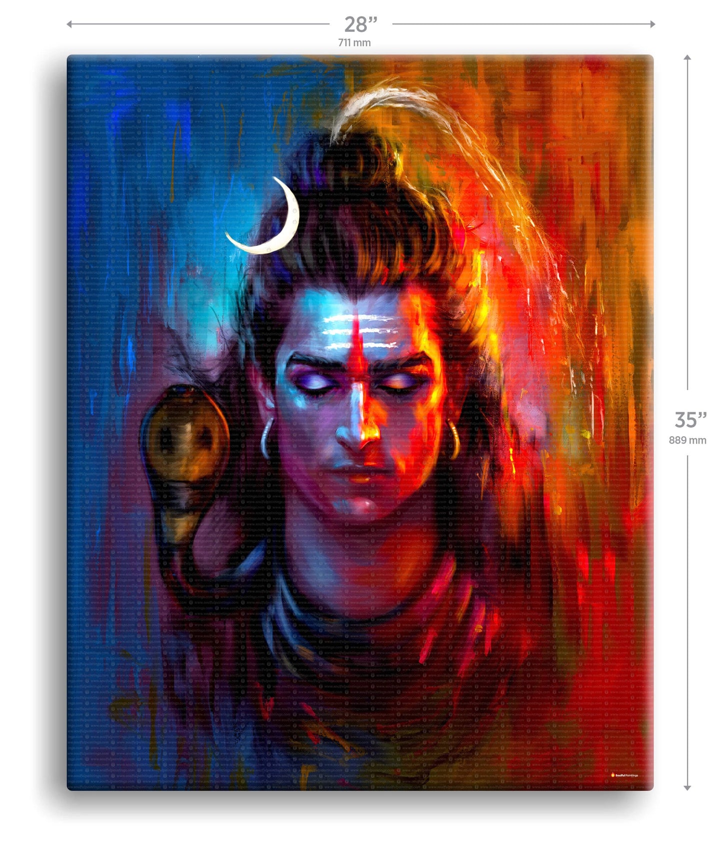 Modern Shiva Painting