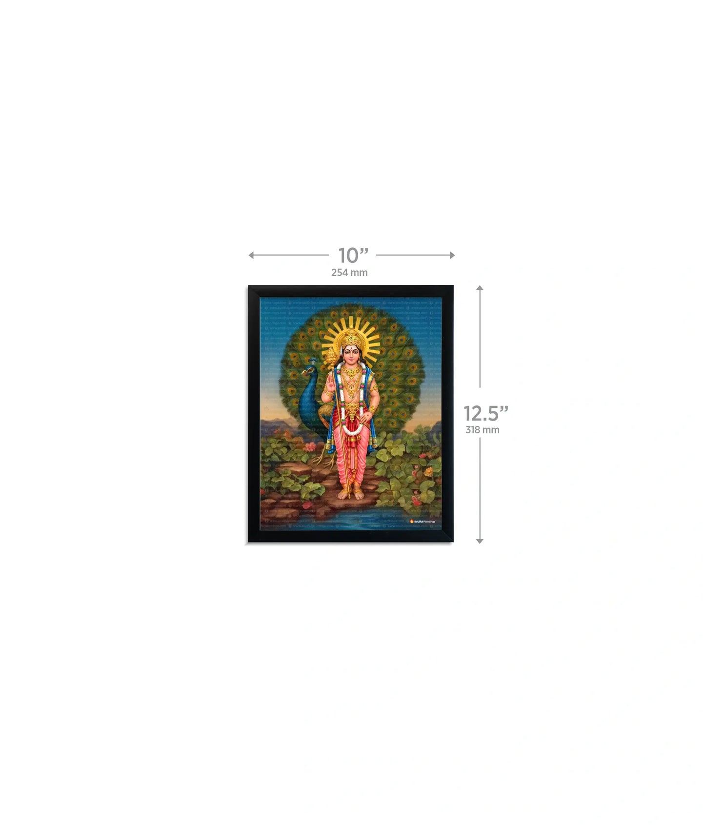 Lord Murugan Painting