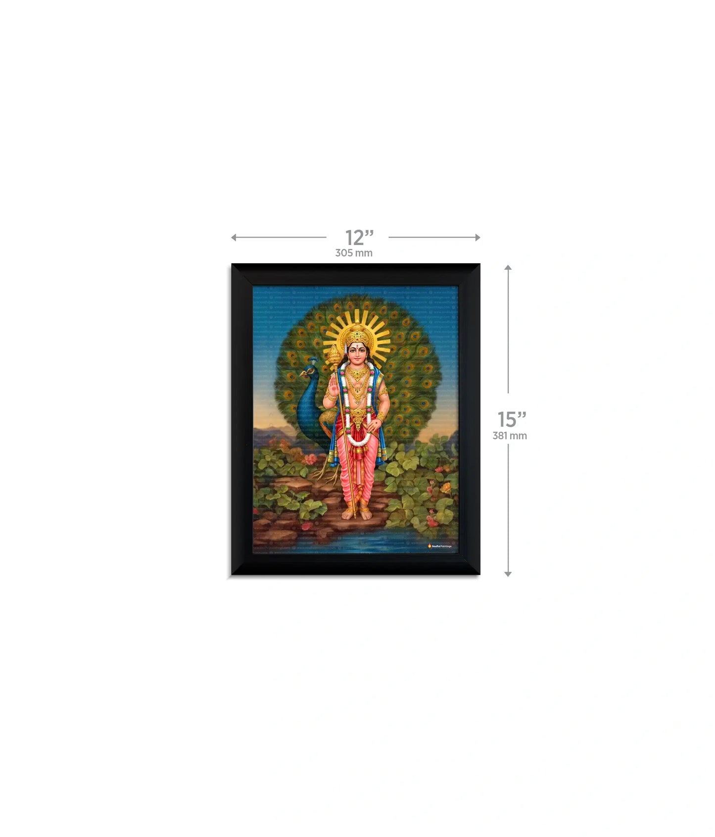 Lord Murugan Painting