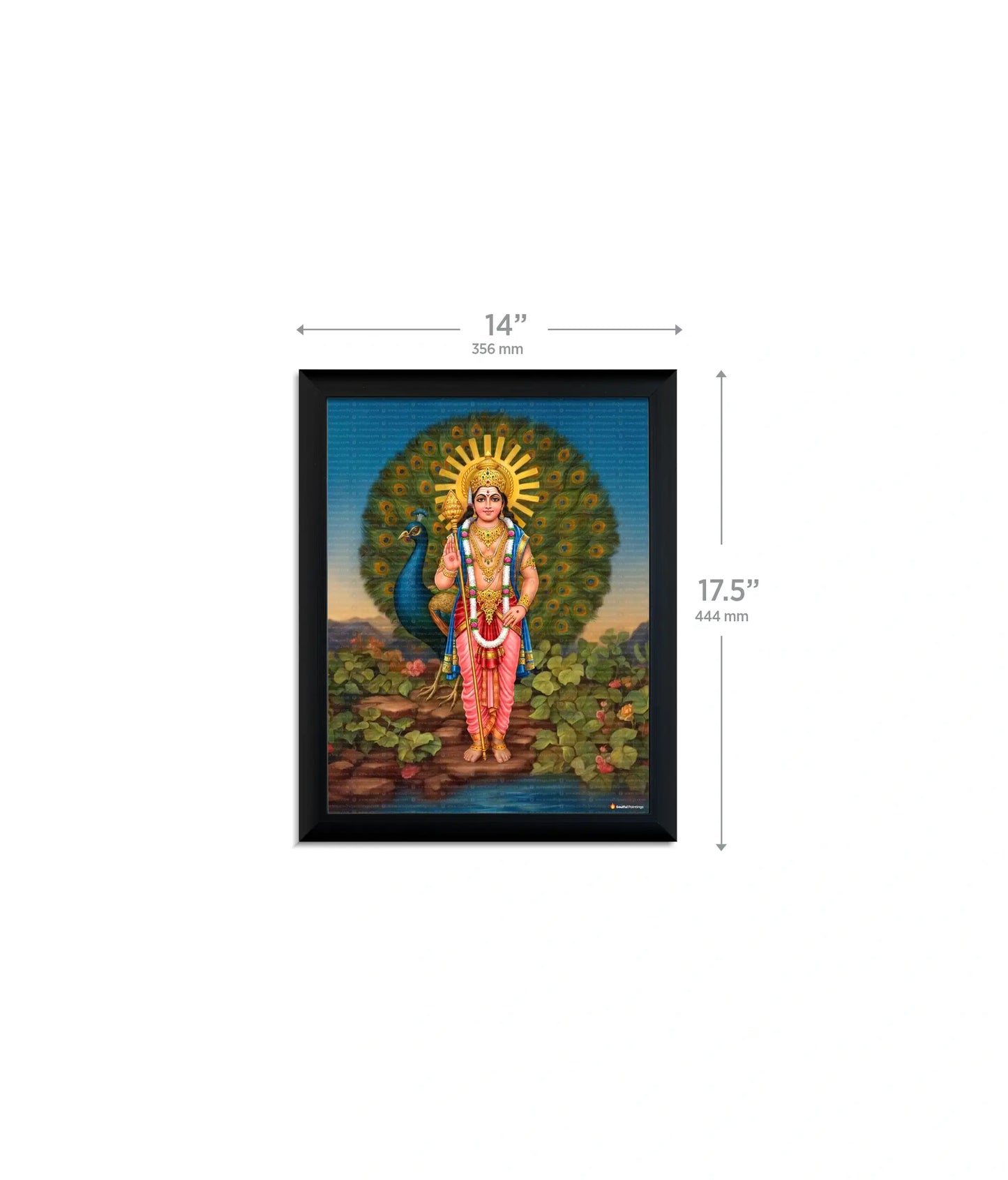 Lord Murugan Painting