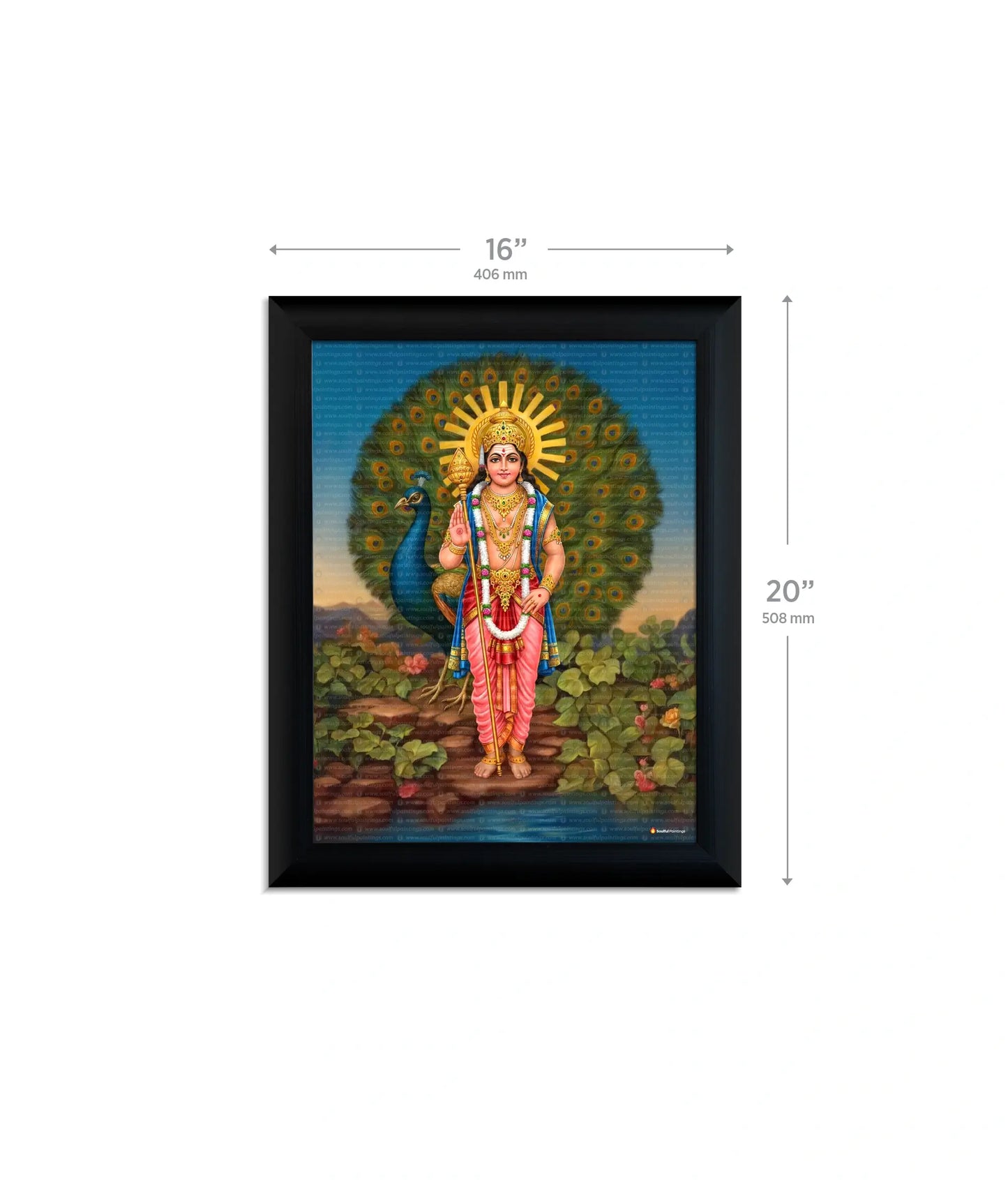 Lord Murugan Painting