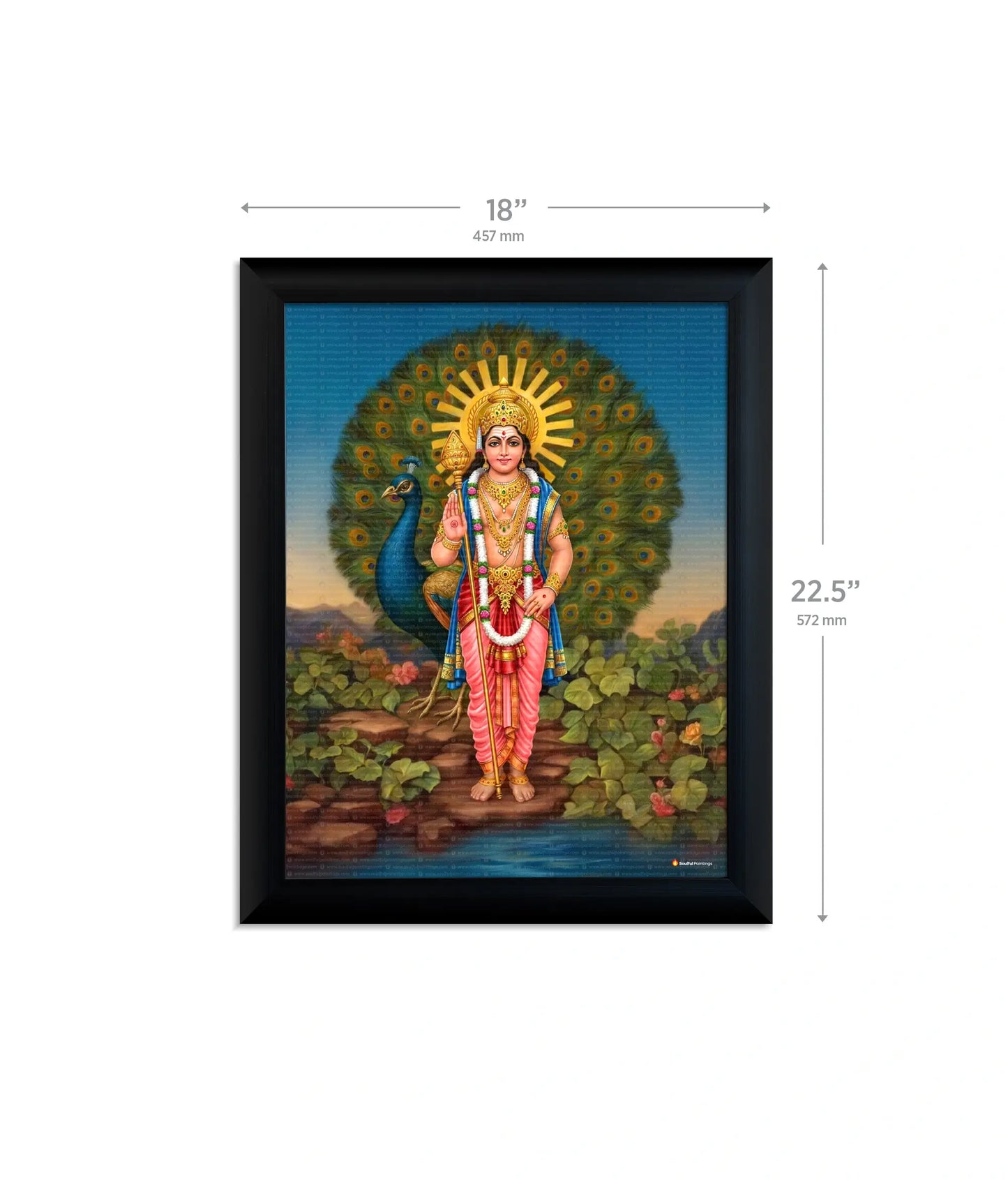 Lord Murugan Painting