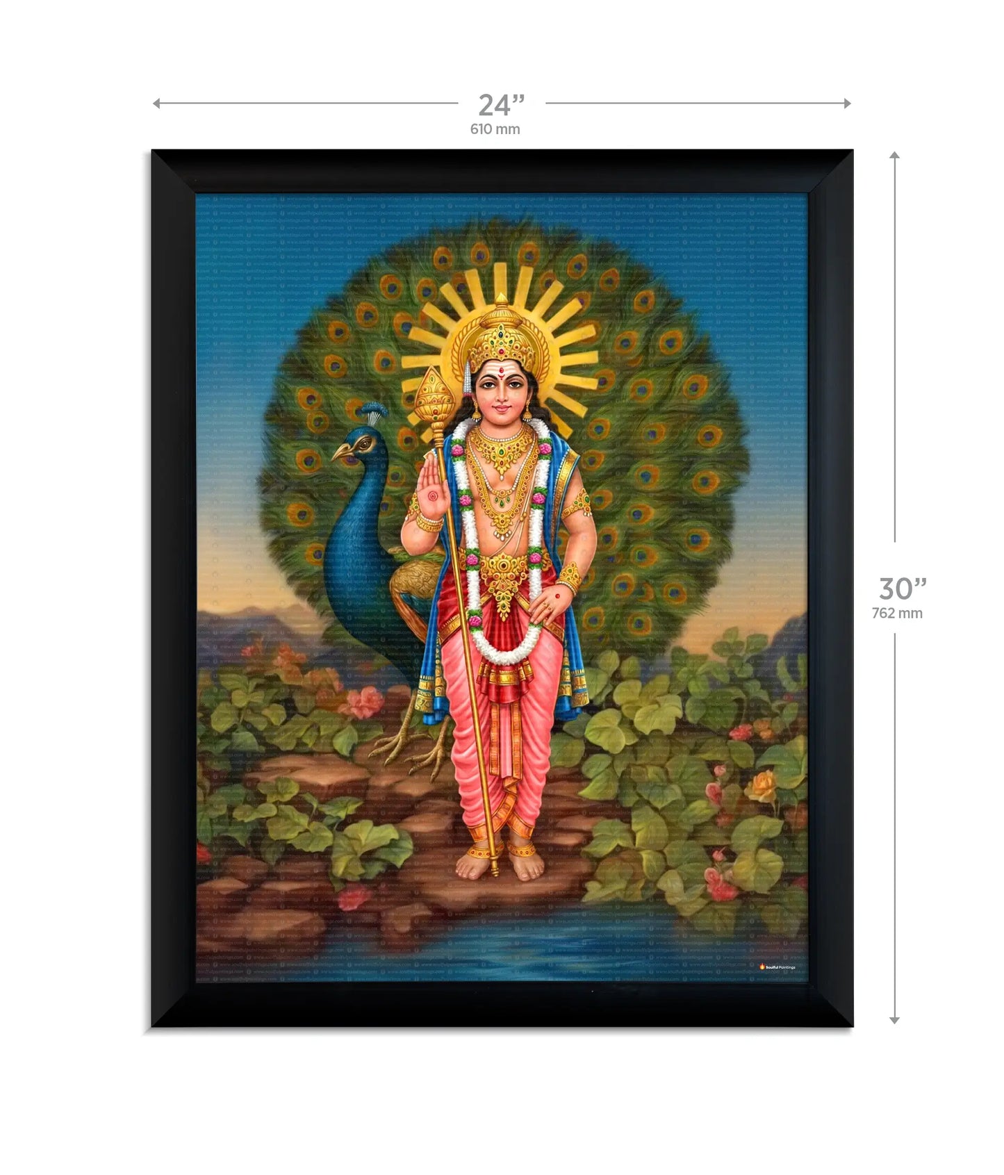 Lord Murugan Painting