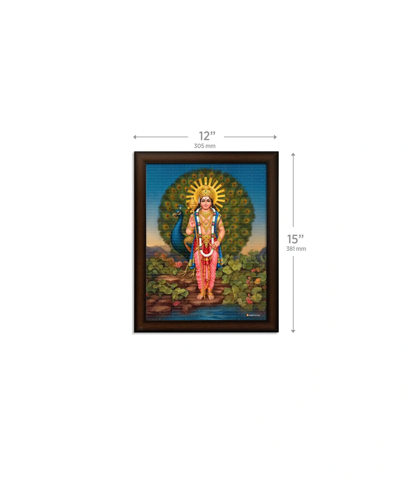 Lord Murugan Painting