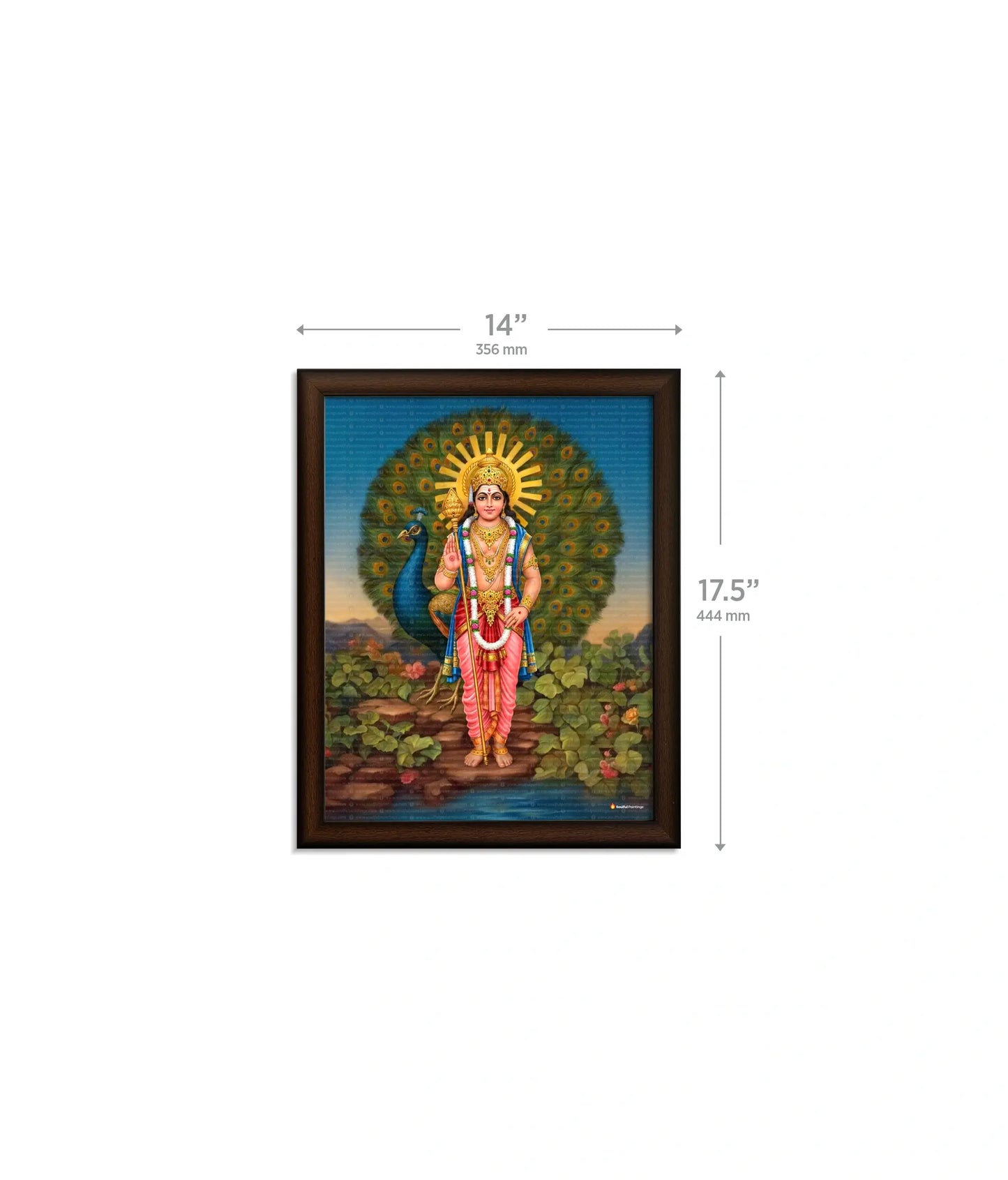 Lord Murugan Painting