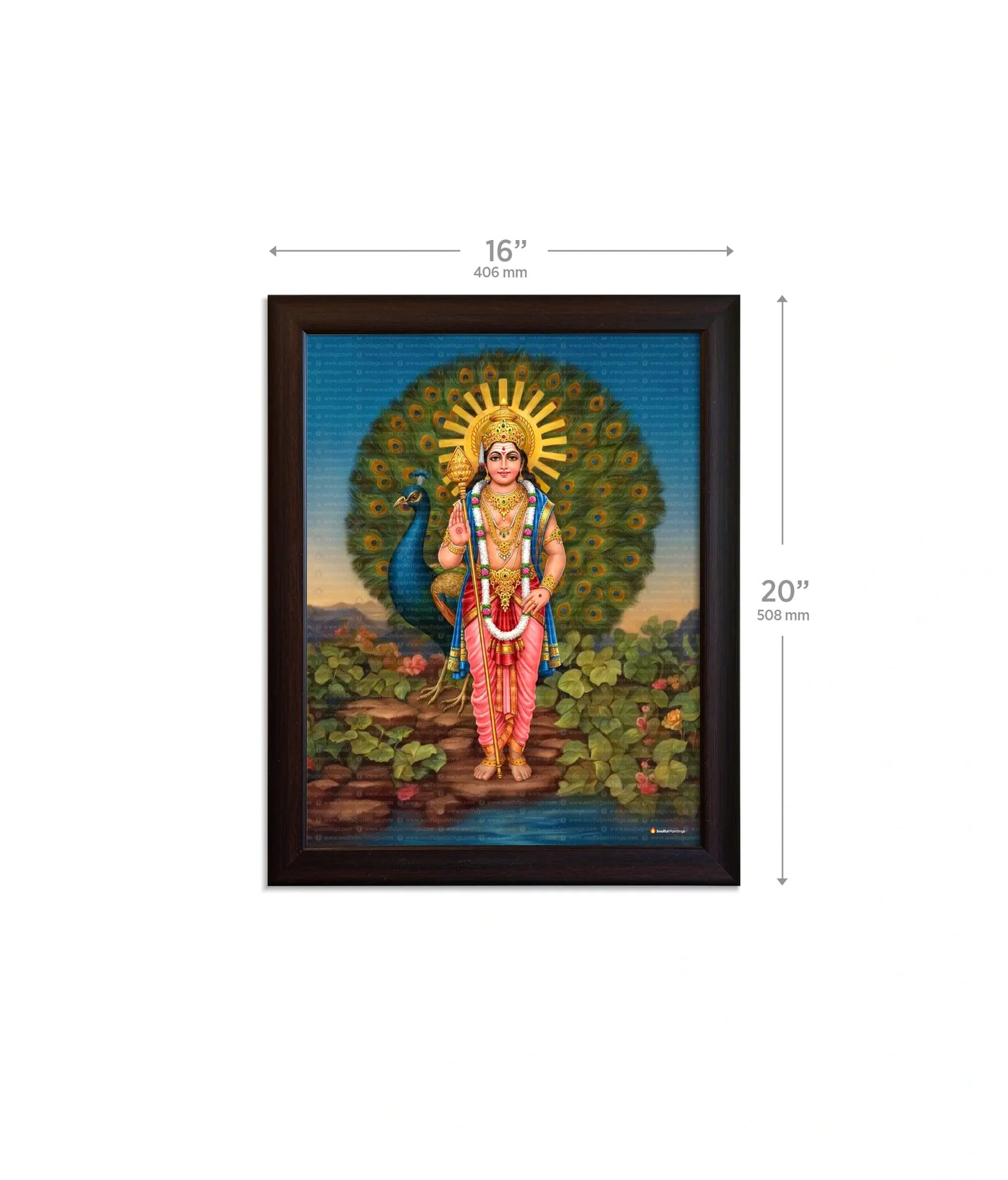 Lord Murugan Painting