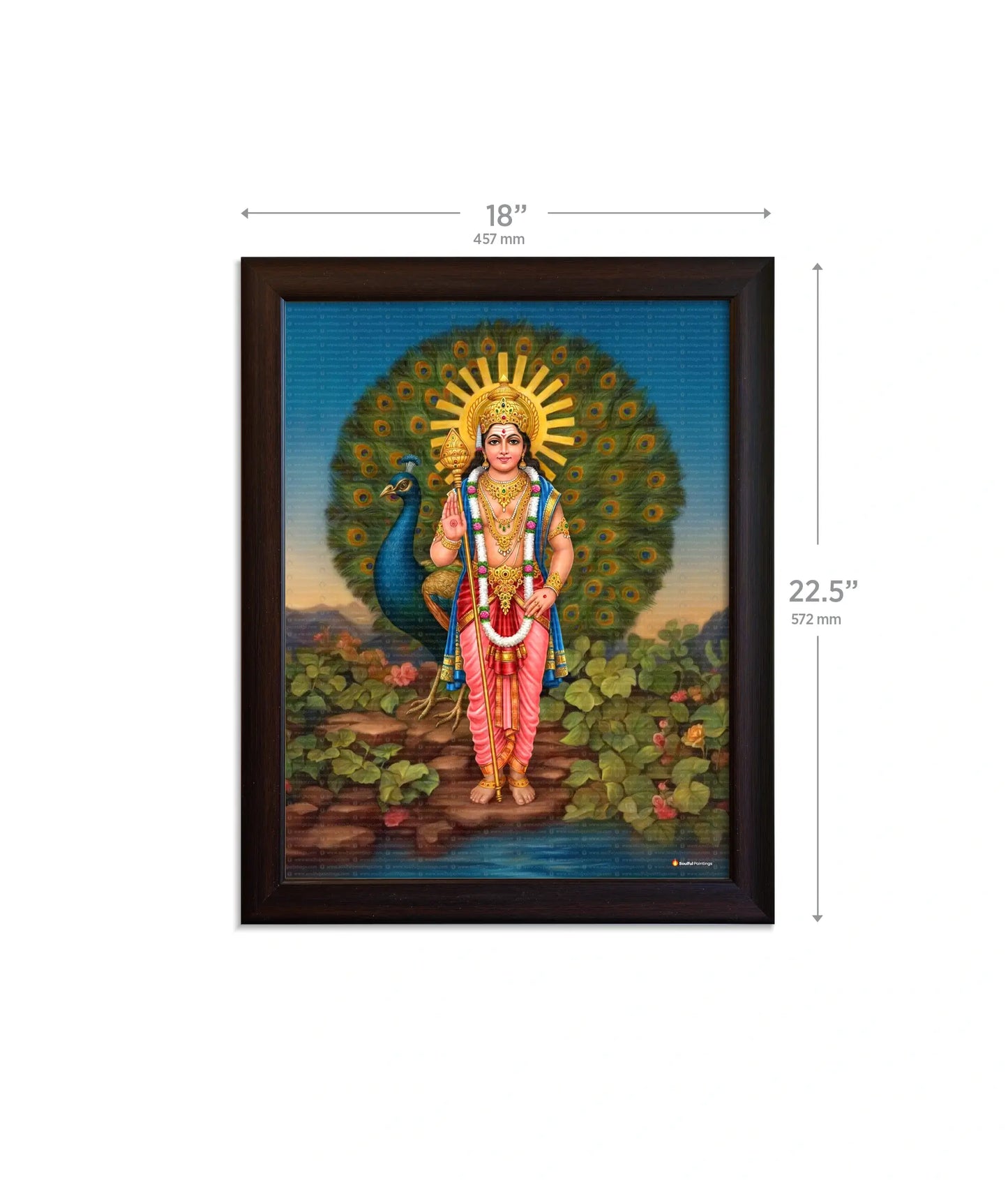 Lord Murugan Painting