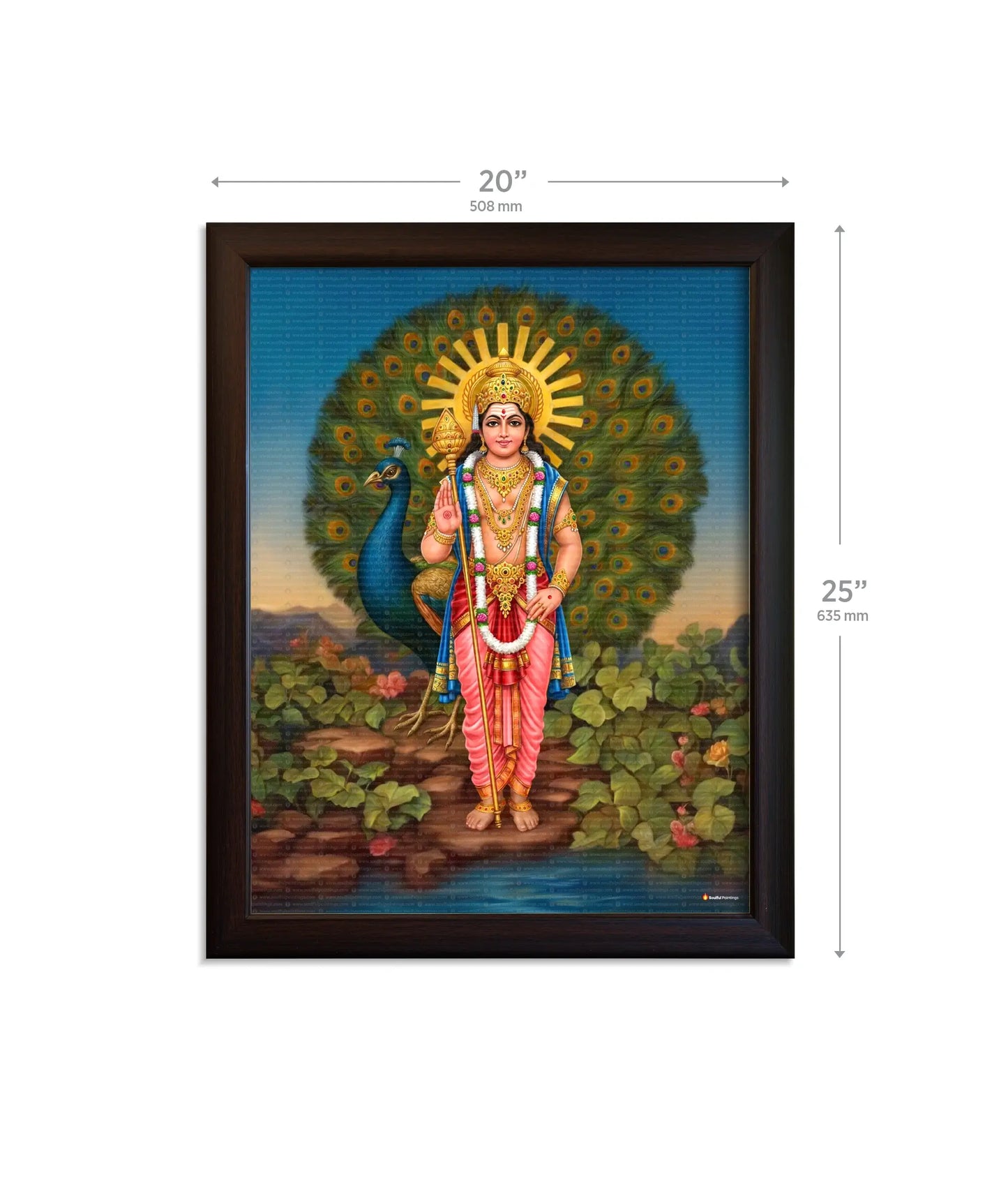 Lord Murugan Painting