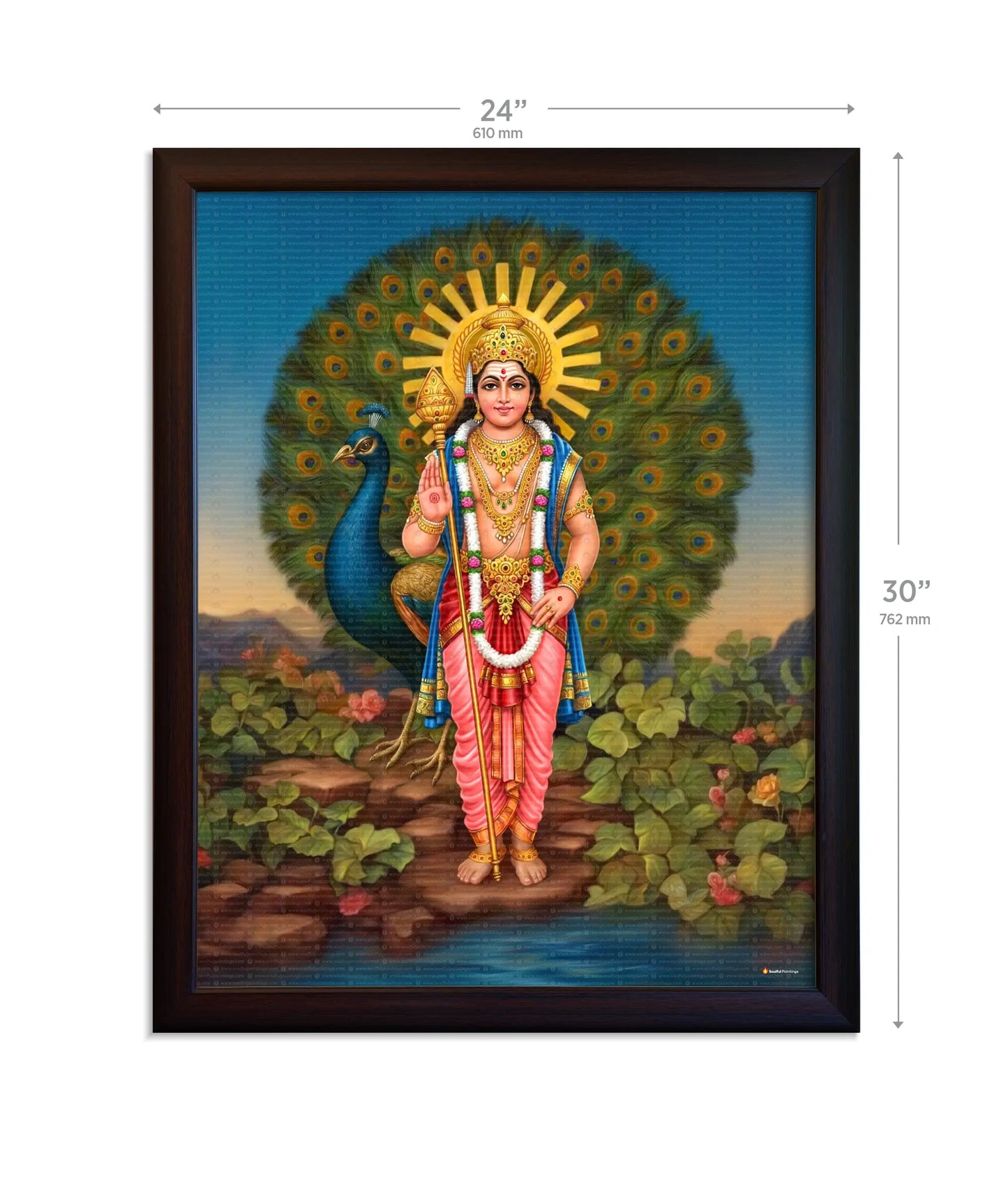 Lord Murugan Painting