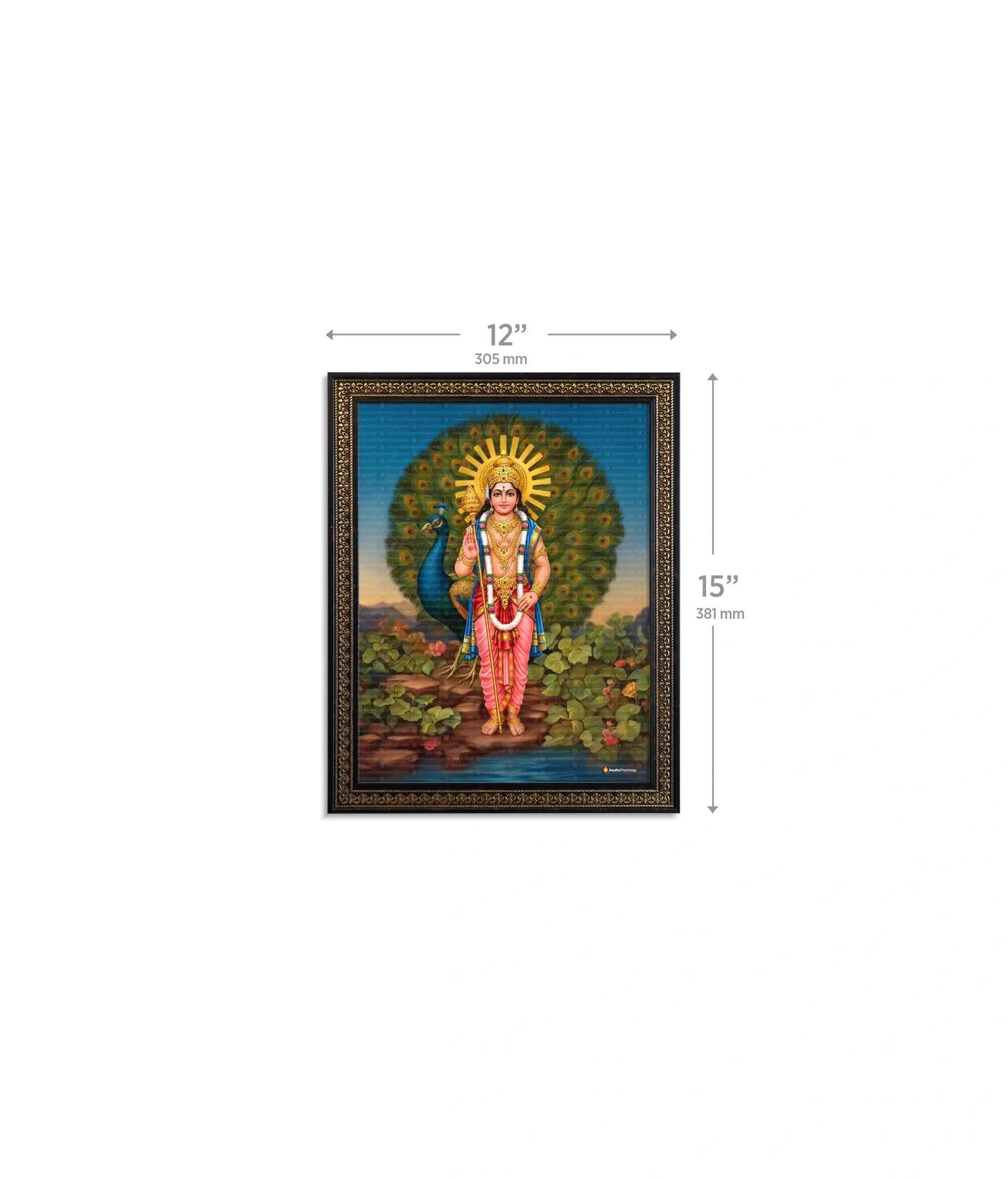 Lord Murugan Painting