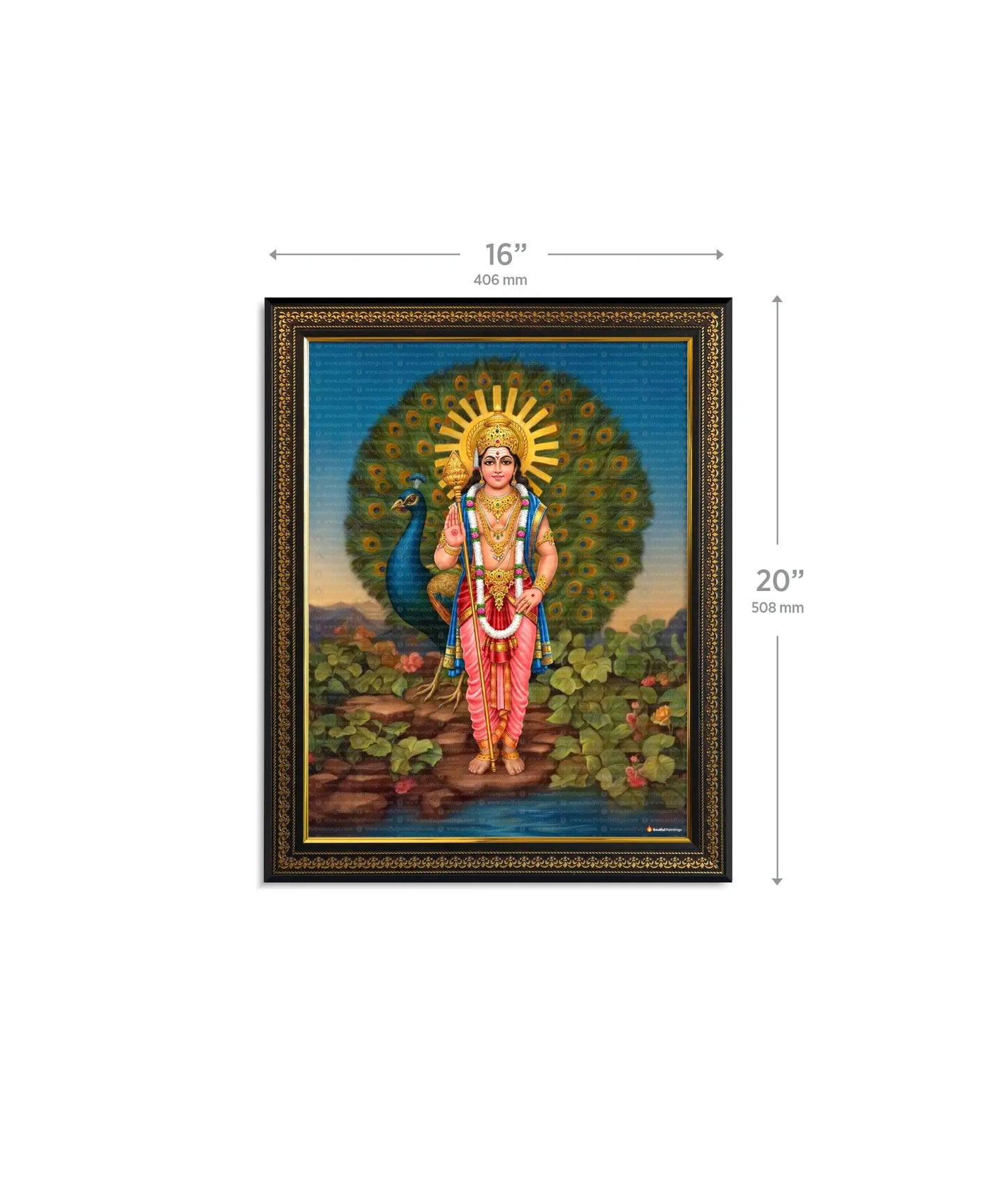 Lord Murugan Painting