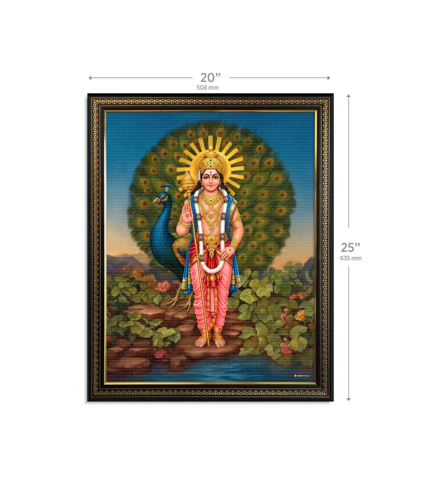 Lord Murugan Painting