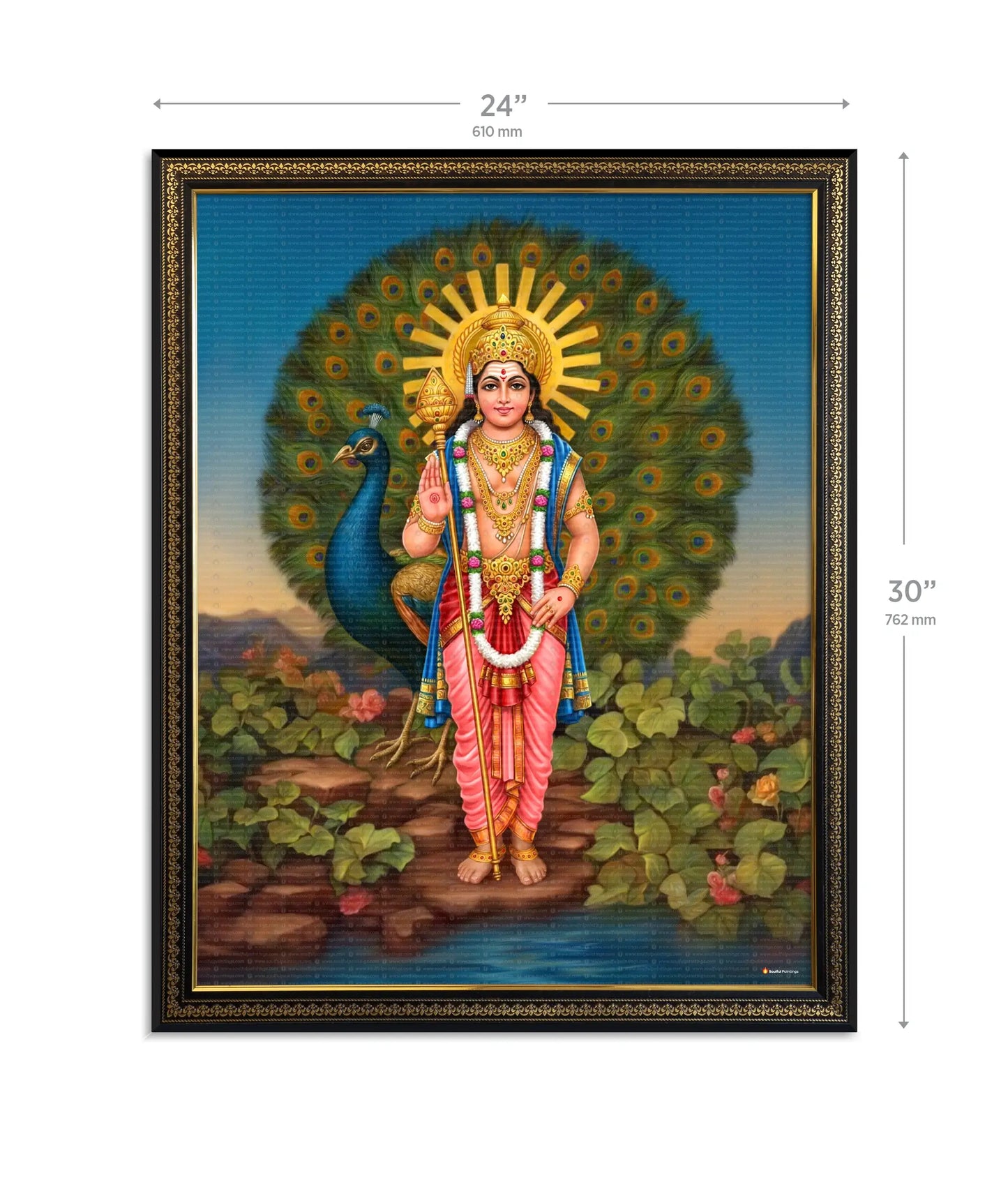 Lord Murugan Painting