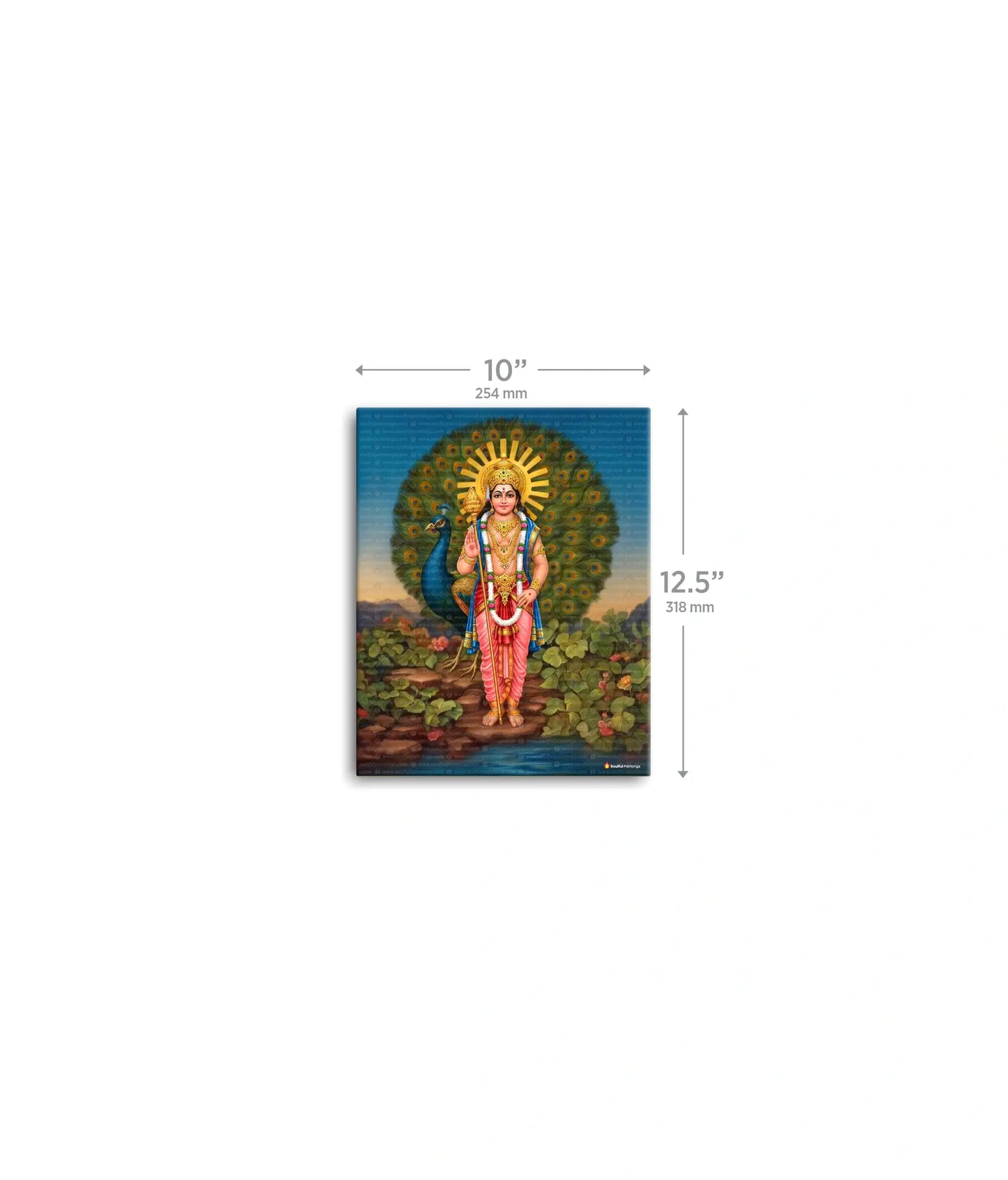 Lord Murugan Painting